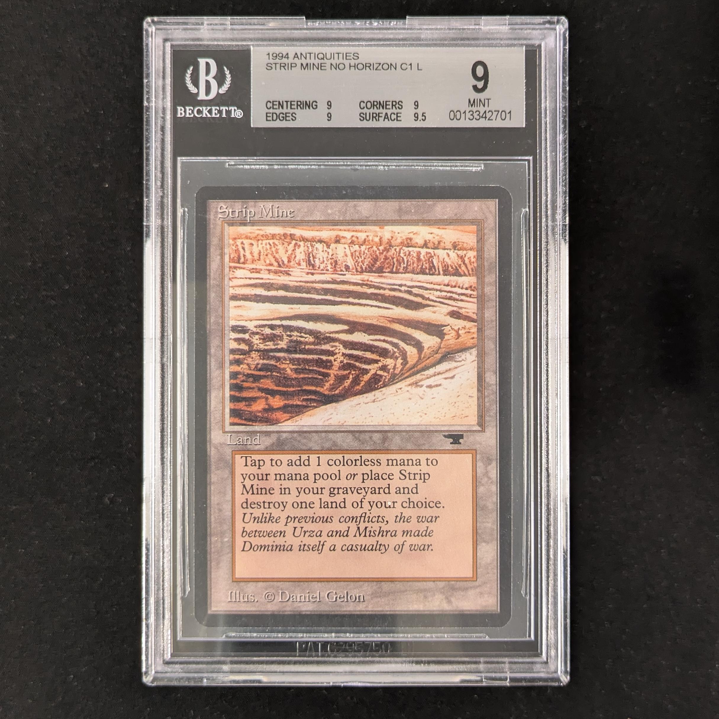 MTG Singles - Strip Mine (V.3) - Antiquities - BGS 9 -
