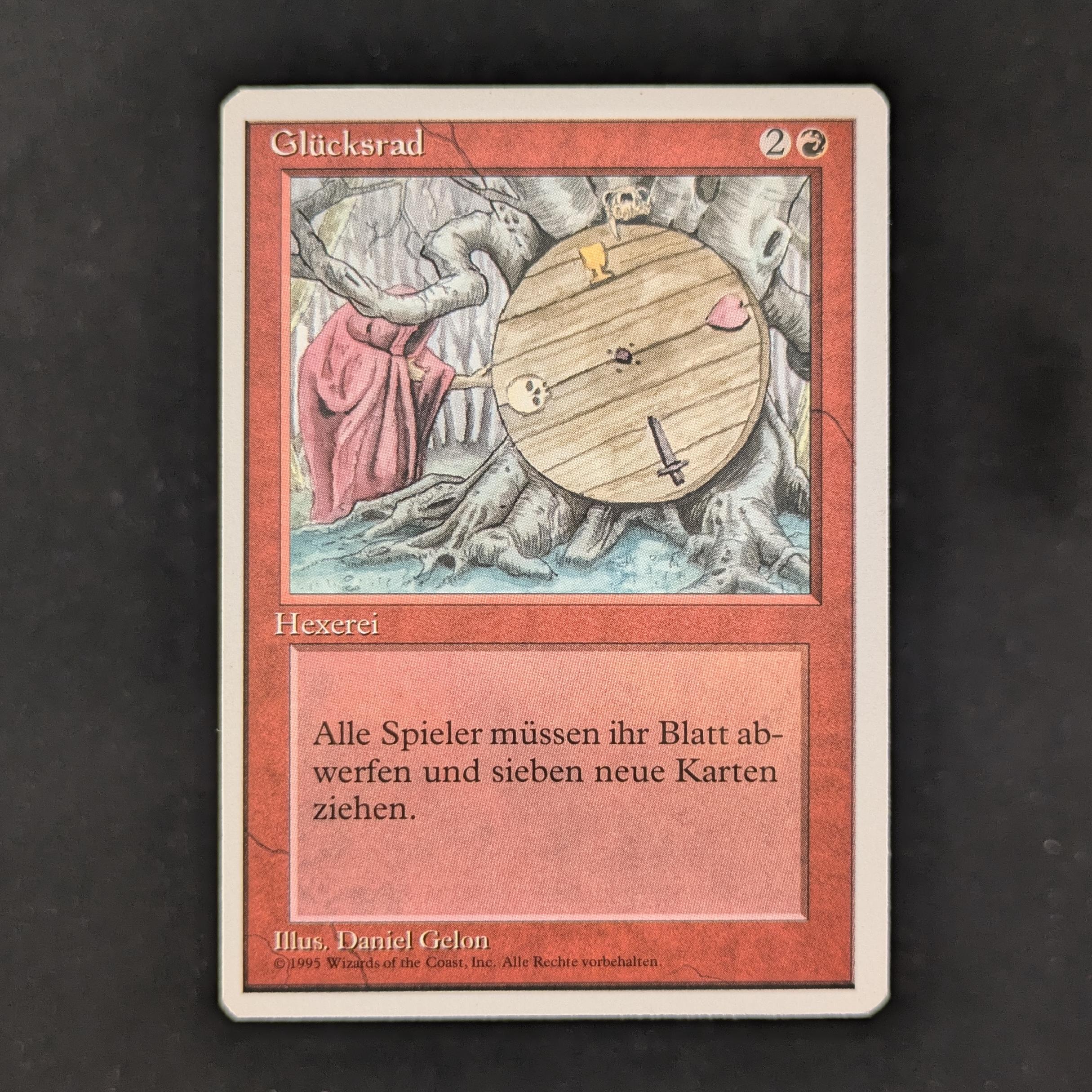 MTG Singles - Wheel of Fortune - Foreign White Bordered - German - EX - 30883