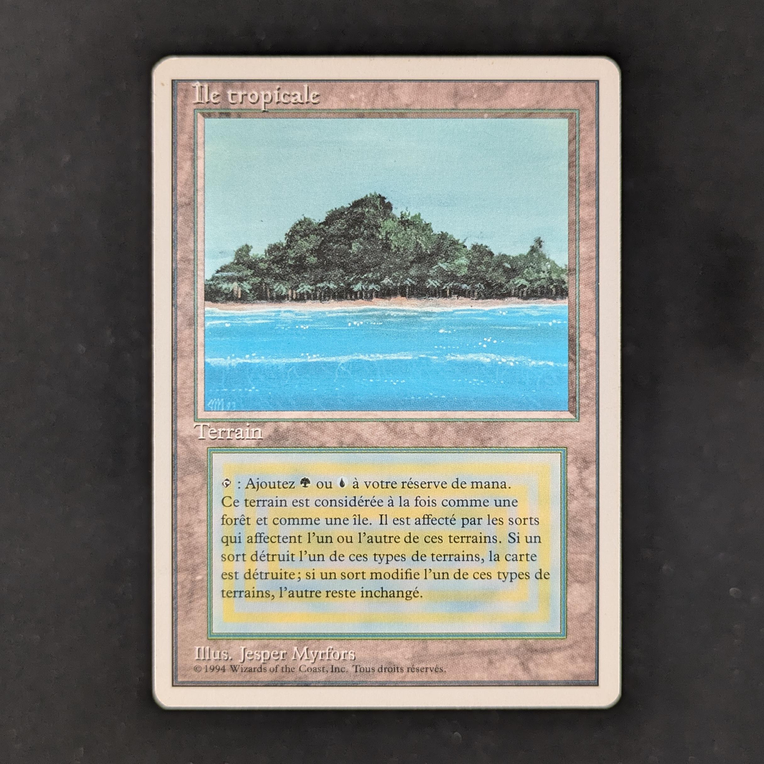 MTG Singles - Tropical Island - Foreign White Bordered - French - GD - 30887