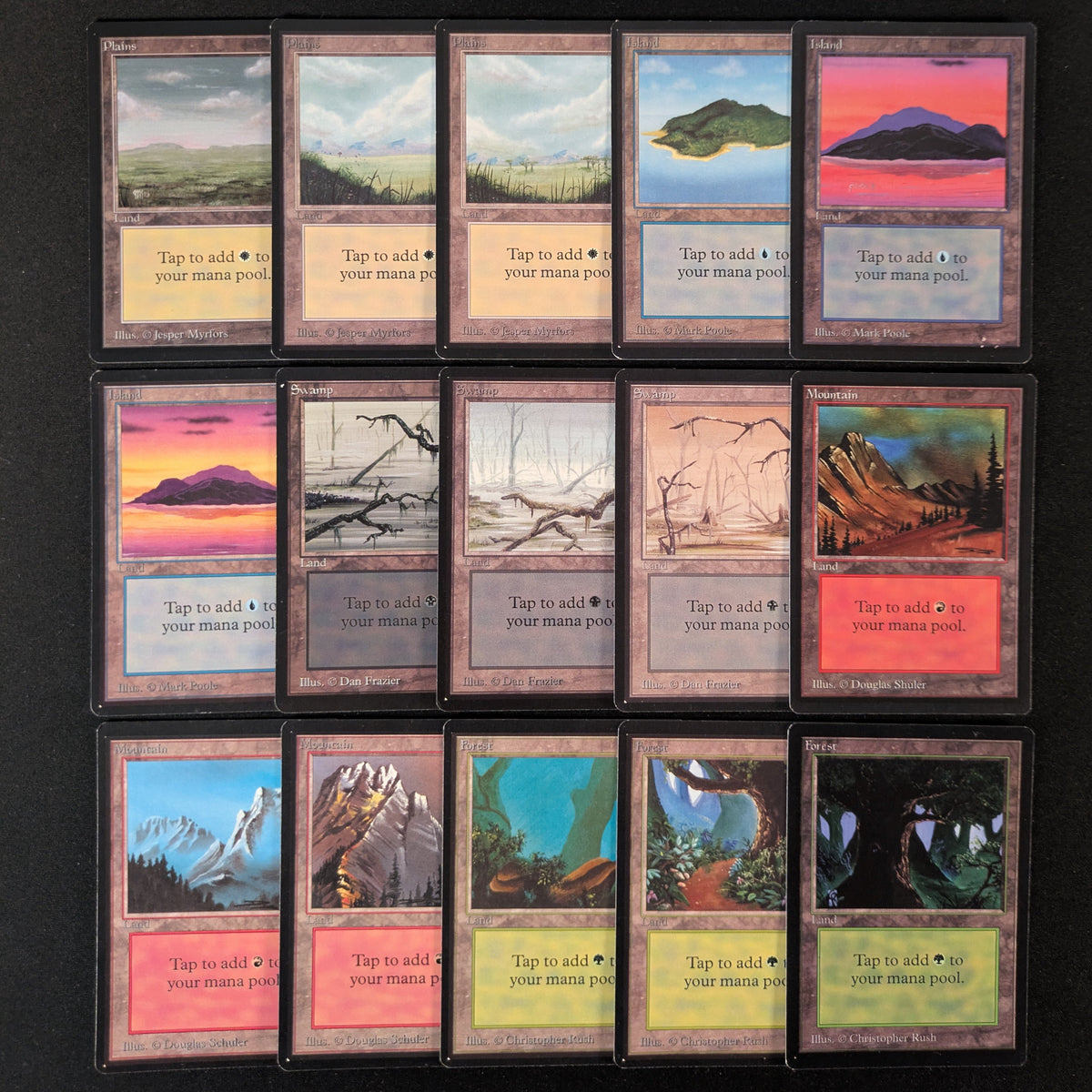 MTG Singles - Basic Land Set - Beta - NM -