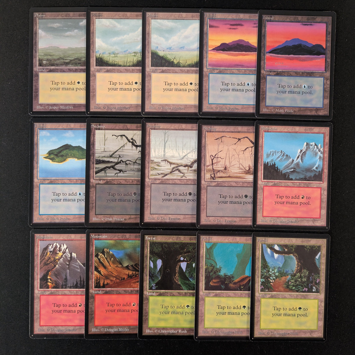 MTG Singles - Basic Land Set - Beta - NM -