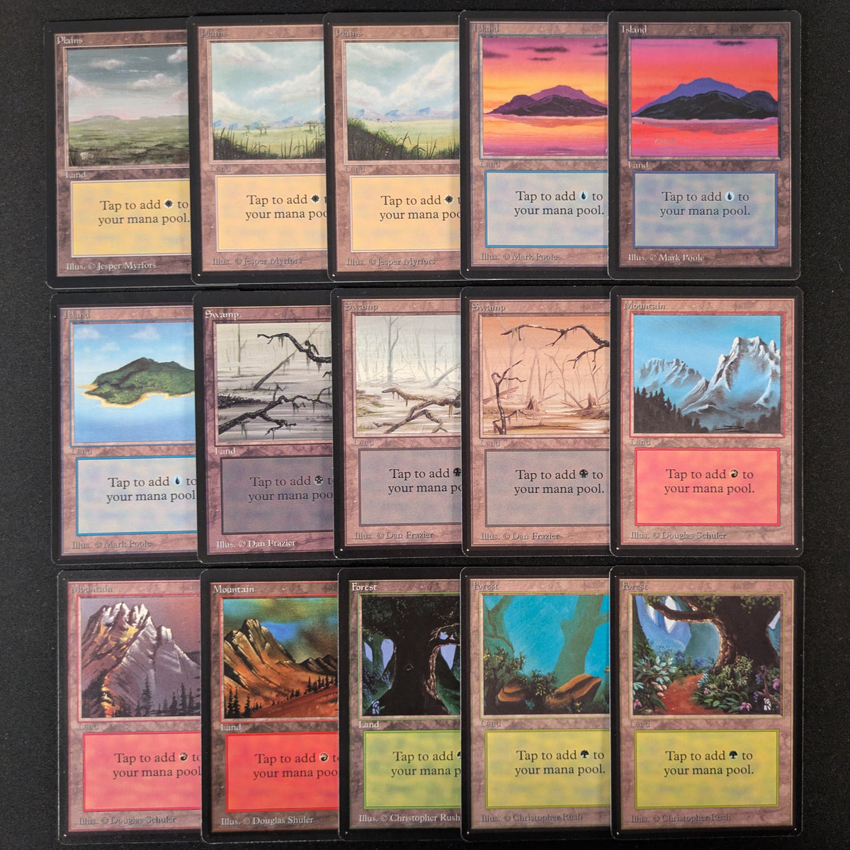 MTG Singles - Basic Land Set - Beta - NM -