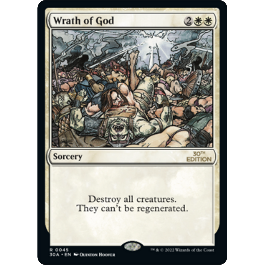 MTG Singles - Wrath of God (Modern Frame) - 30th Anniversary Edition -