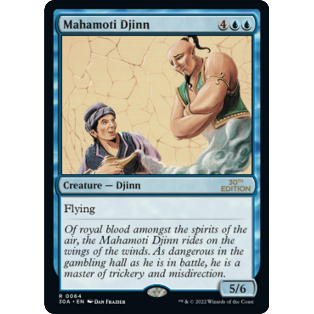 MTG Singles - Mahamoti Djinn (Modern Frame) - 30th Anniversary Edition -