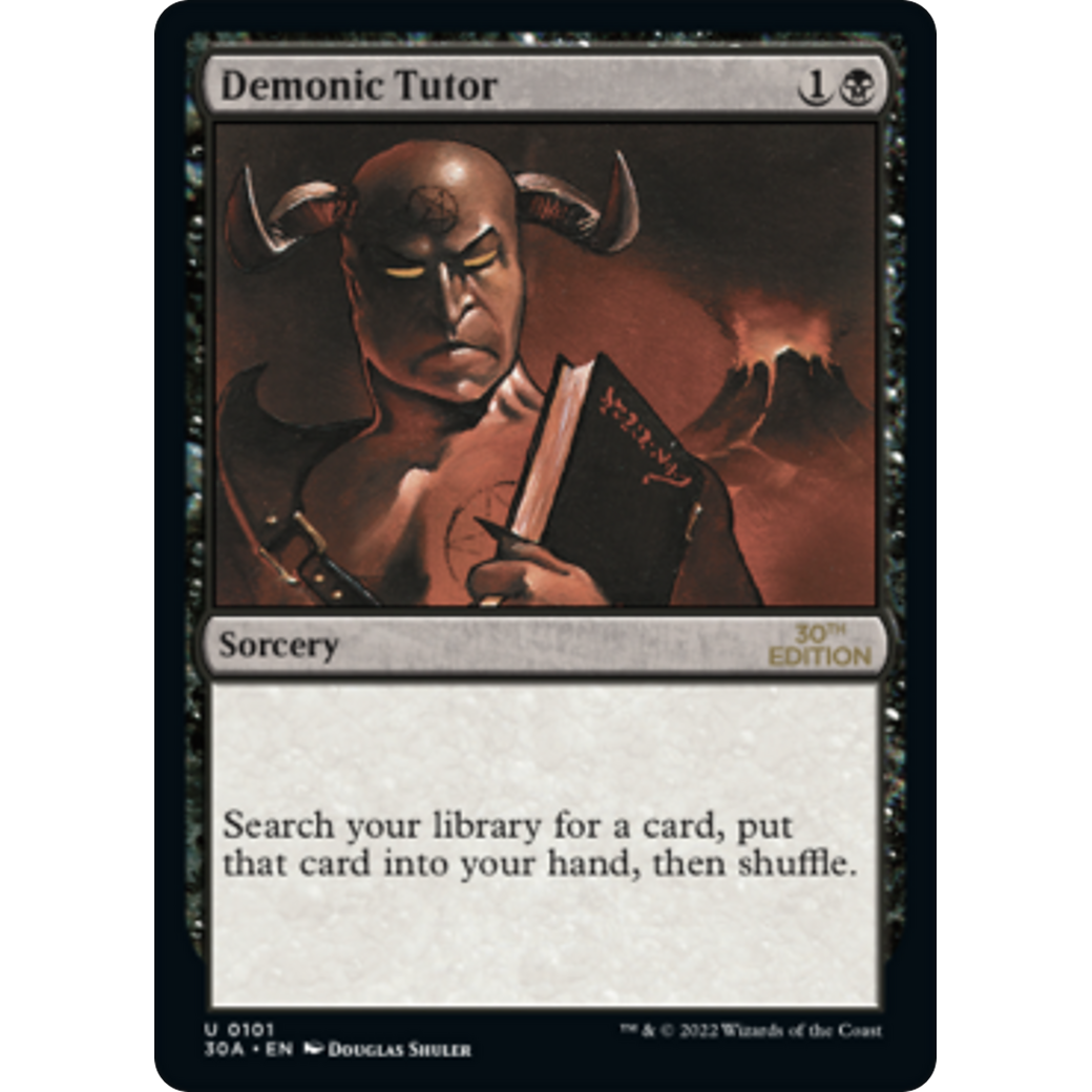 MTG Singles - Demonic Tutor (Modern Frame) - 30th Anniversary Edition -