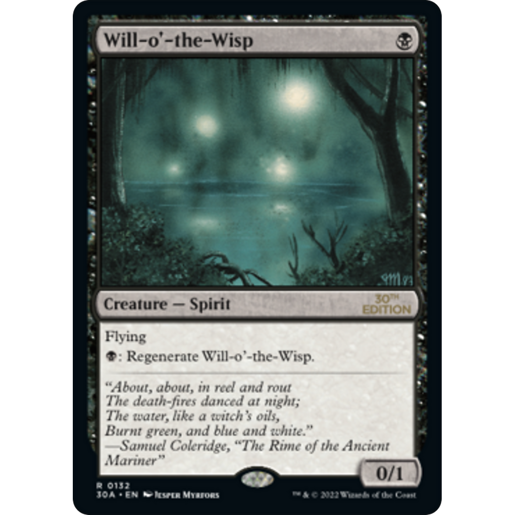 MTG Singles - Will-o'-the-Wisp (Modern Frame) - 30th Anniversary Edition -