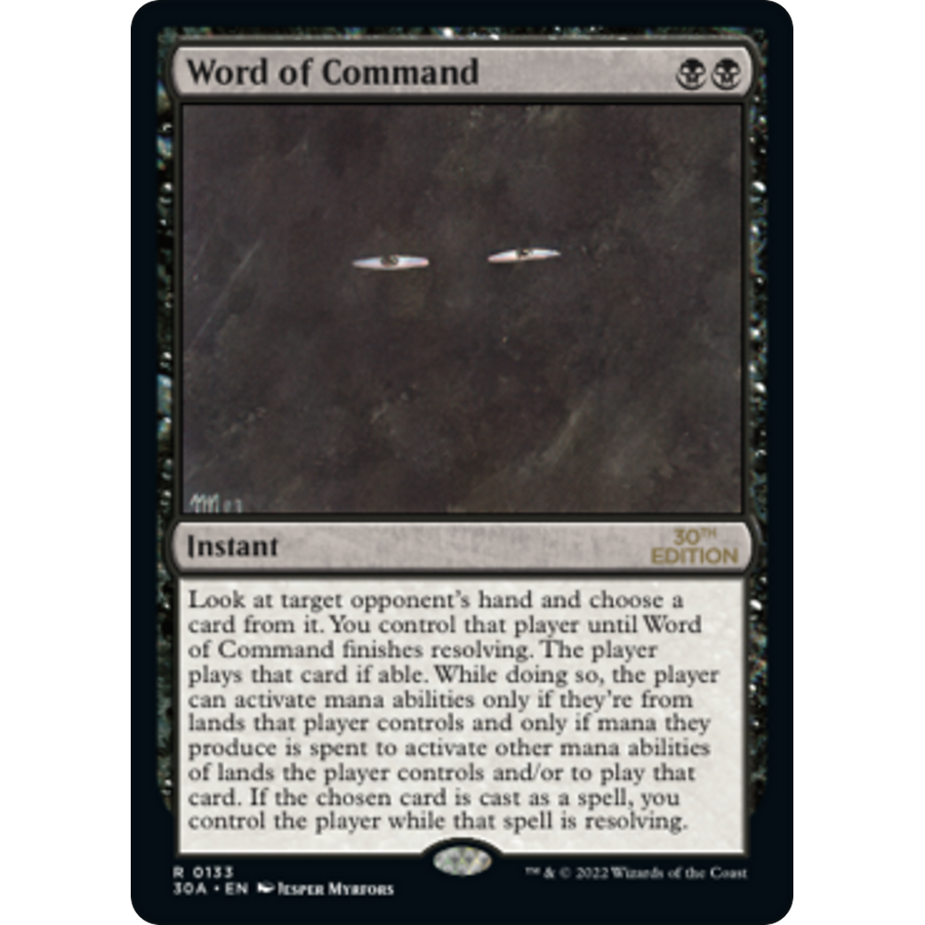 MTG Singles - Word of Command (Modern Frame) - 30th Anniversary Edition -