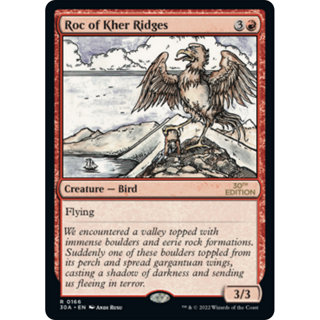 MTG Singles - Roc of Kher Ridges (Modern Frame) - 30th Anniversary Edition -