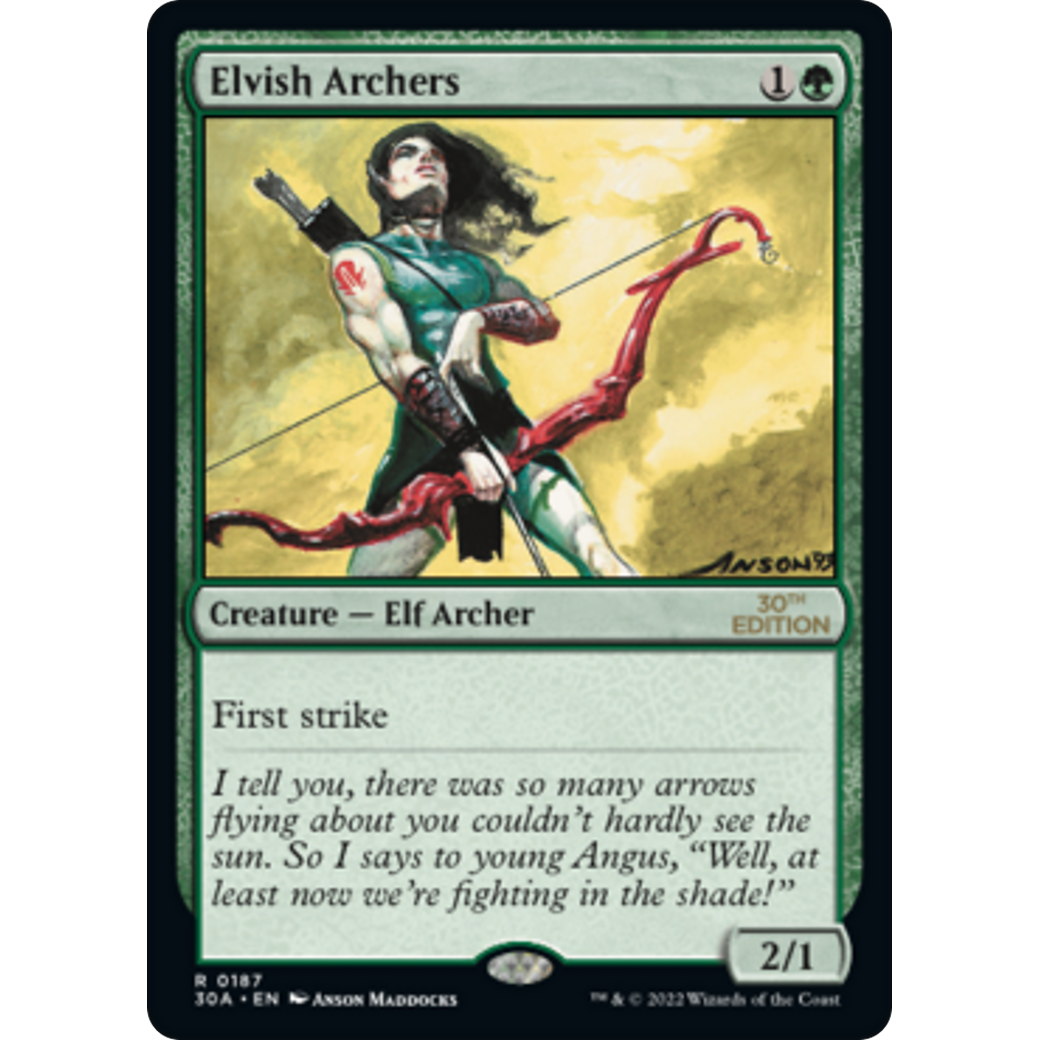 MTG Singles - Elvish Archers (Modern Frame) - 30th Anniversary Edition -