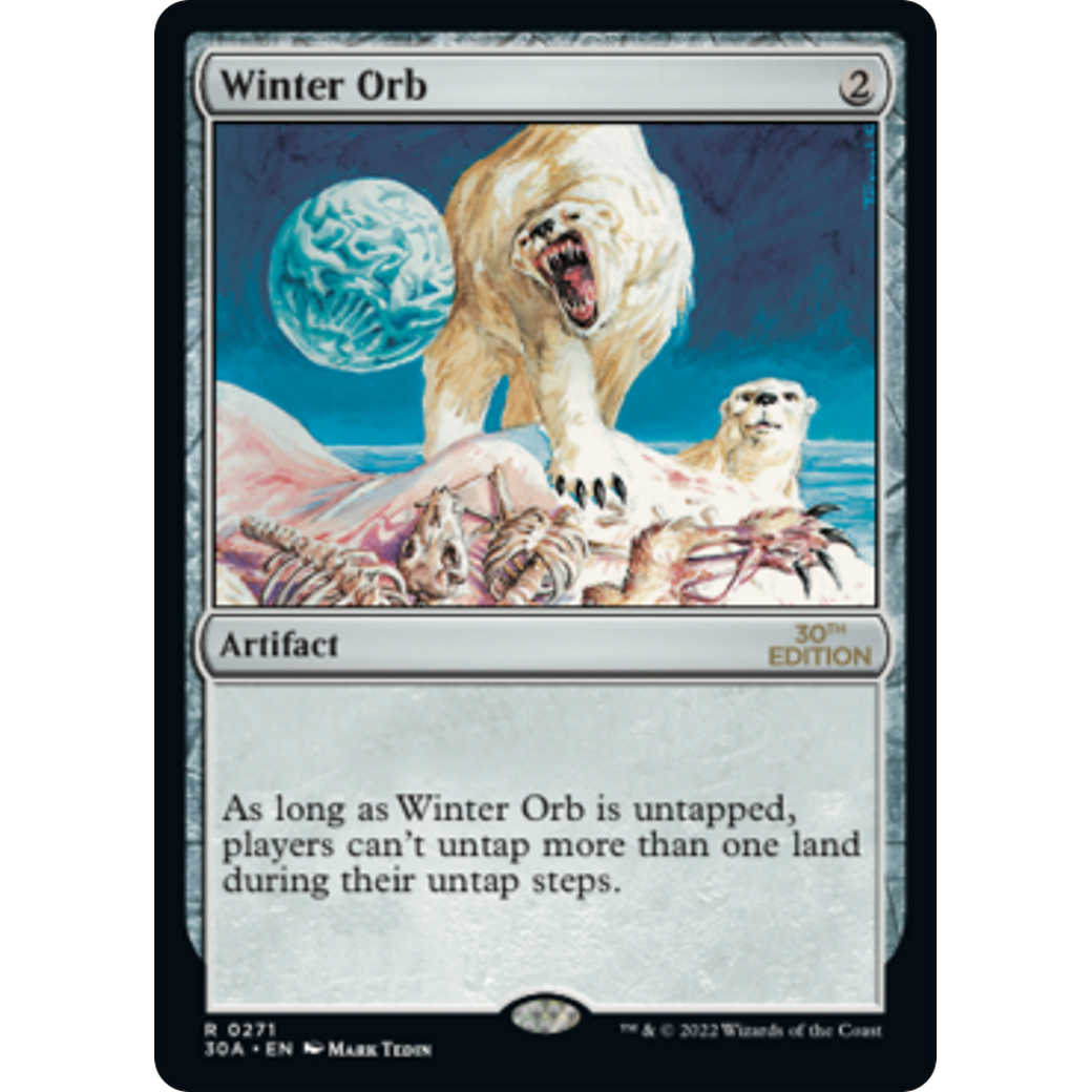 MTG Singles - Winter Orb (Modern Frame) - 30th Anniversary Edition -