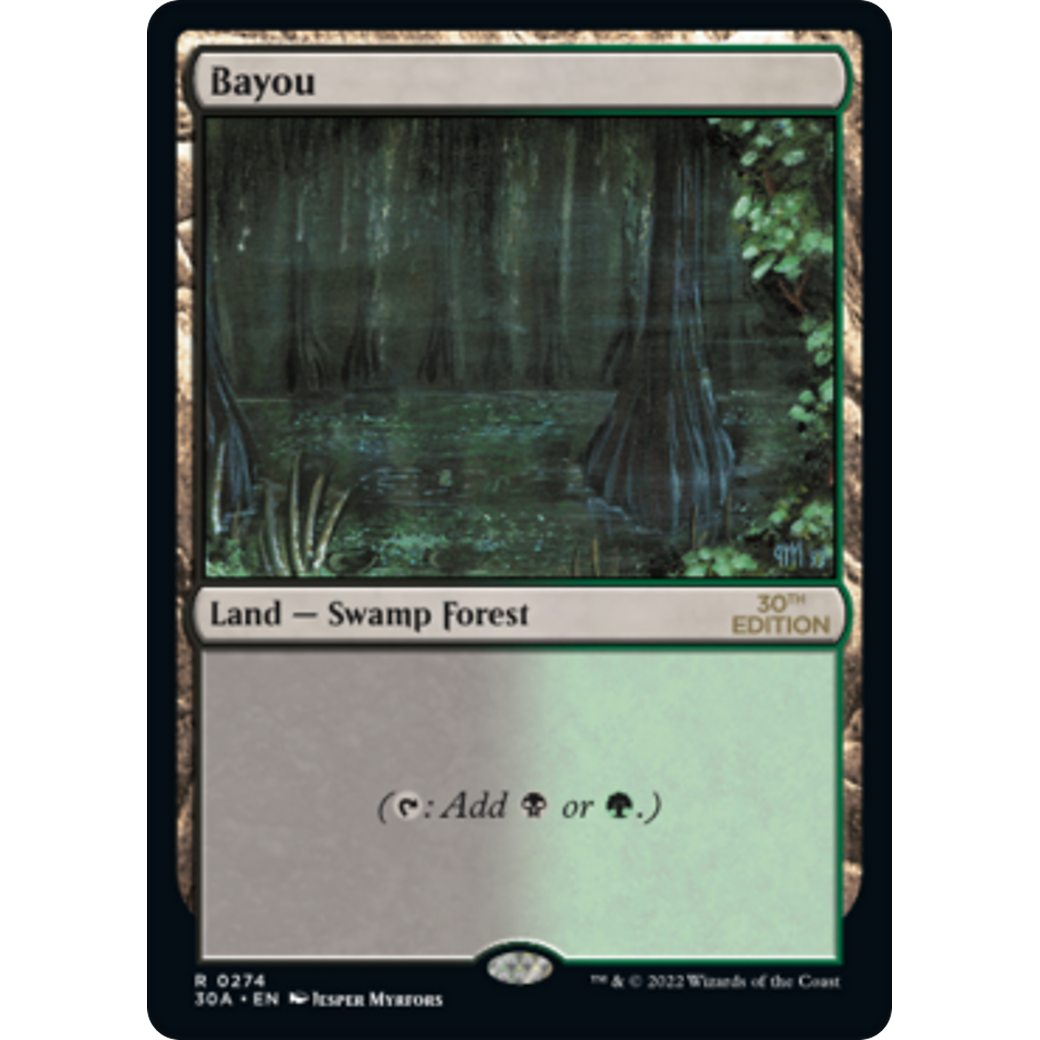 MTG Singles - Bayou (Modern Frame) - 30th Anniversary Edition -