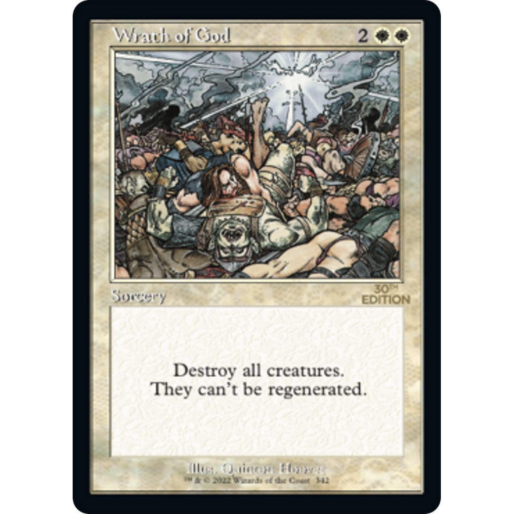 MTG Singles - Wrath of God (Retro Frame) - 30th Anniversary Edition -