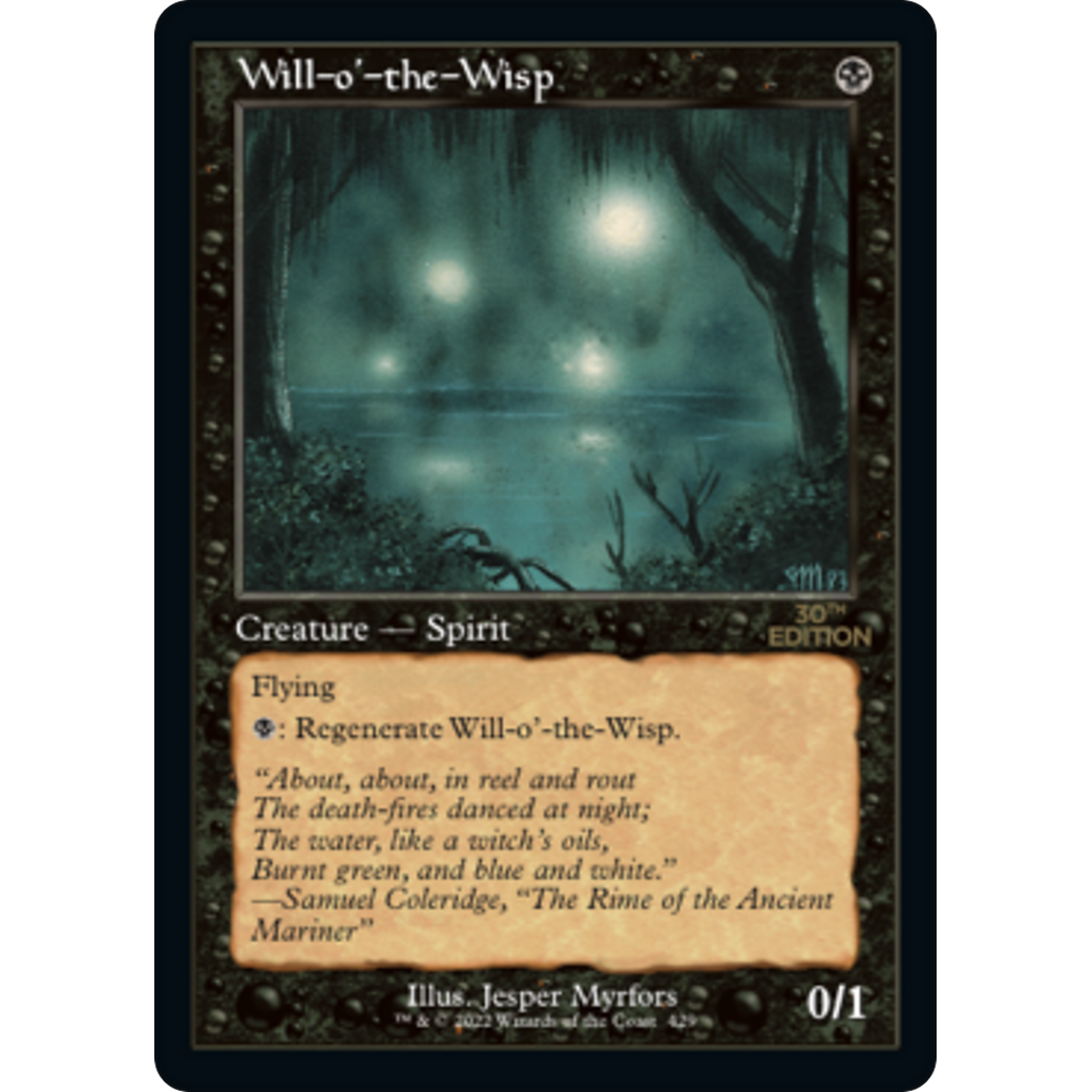 MTG Singles - Will-o'-the-Wisp (Retro Frame) - 30th Anniversary Edition -
