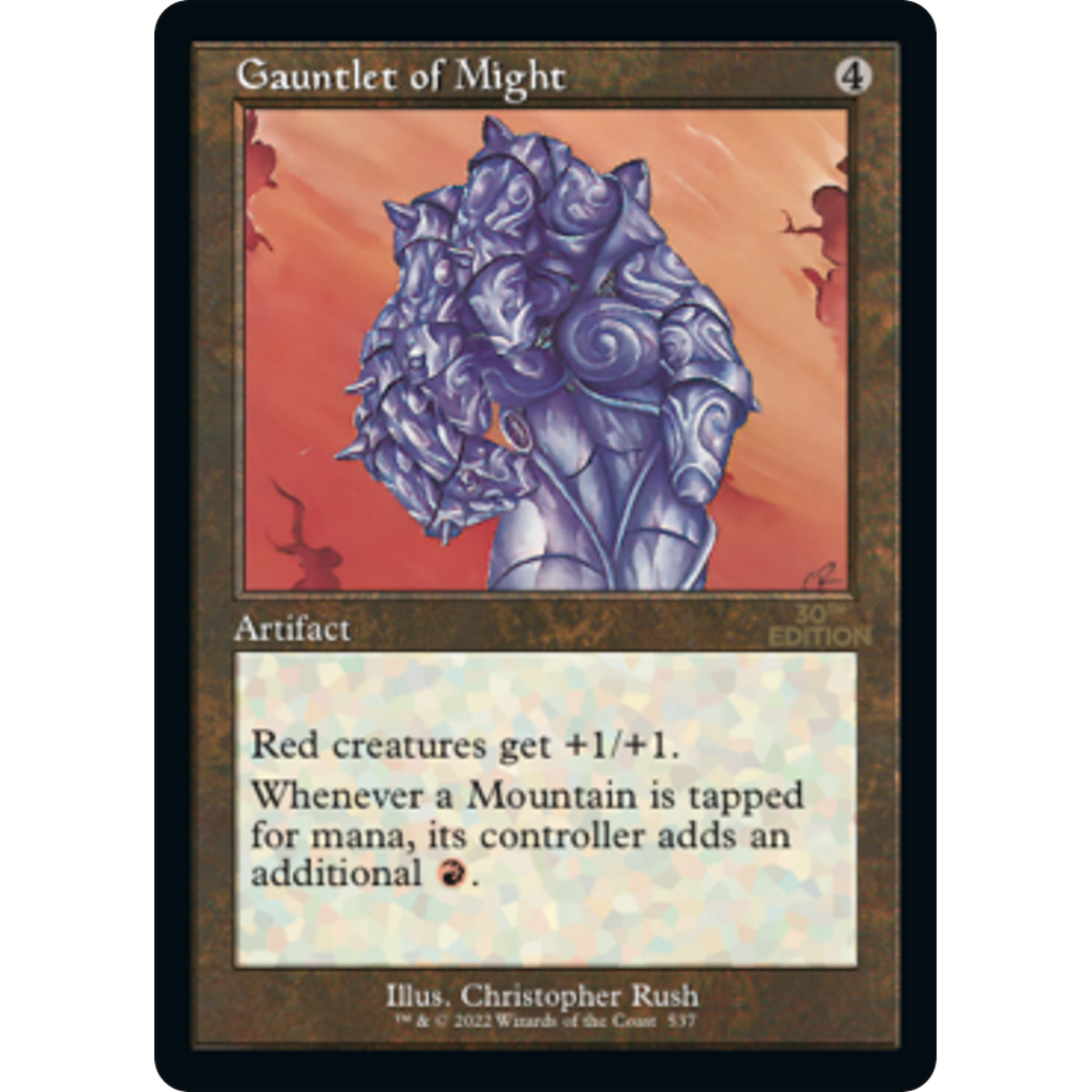 MTG Singles - Gauntlet of Might (Retro Frame) - 30th Anniversary Edition -