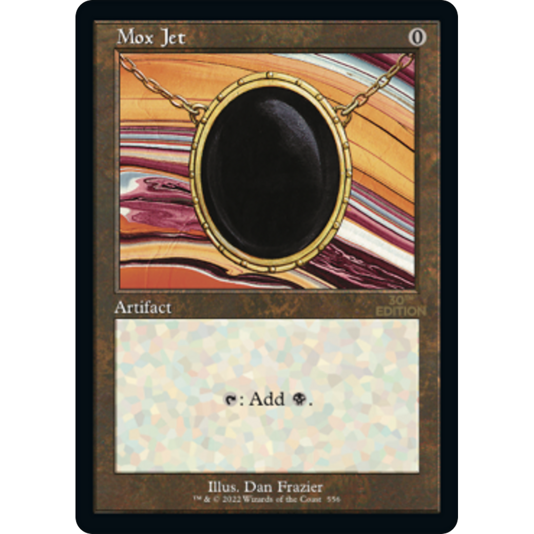 MTG Singles - Mox Jet (Retro Frame) - 30th Anniversary Edition -