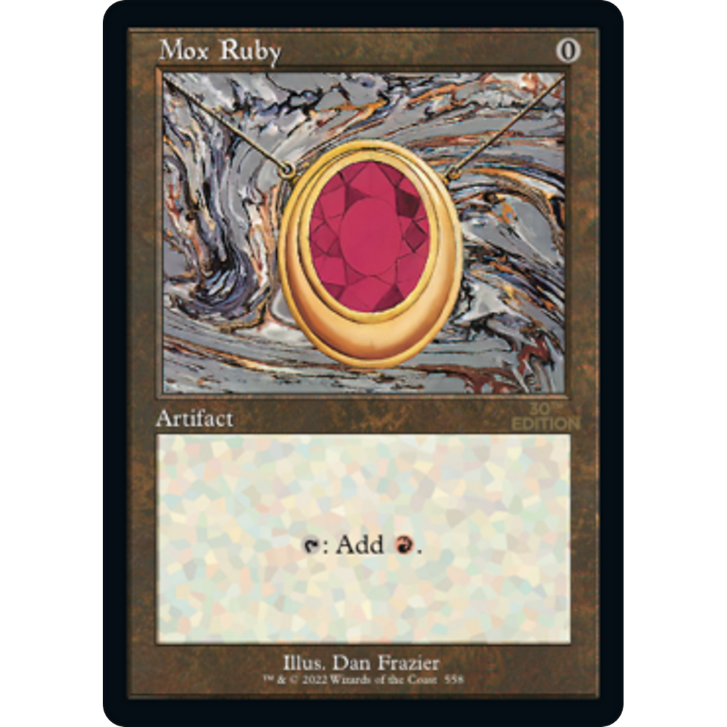 MTG Singles - Mox Ruby (Retro Frame) - 30th Anniversary Edition -