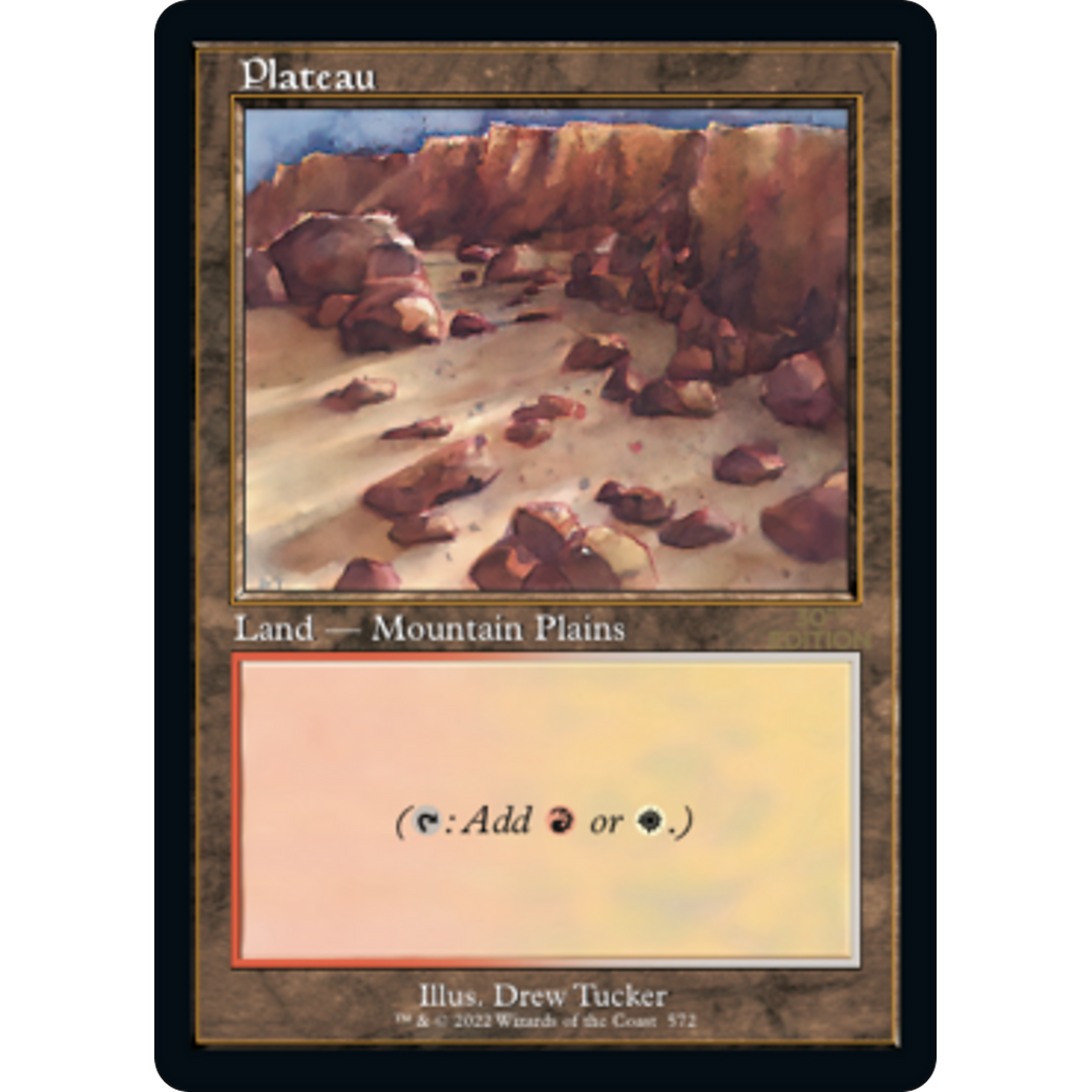 MTG Singles - Plateau (Retro Frame) - 30th Anniversary Edition -