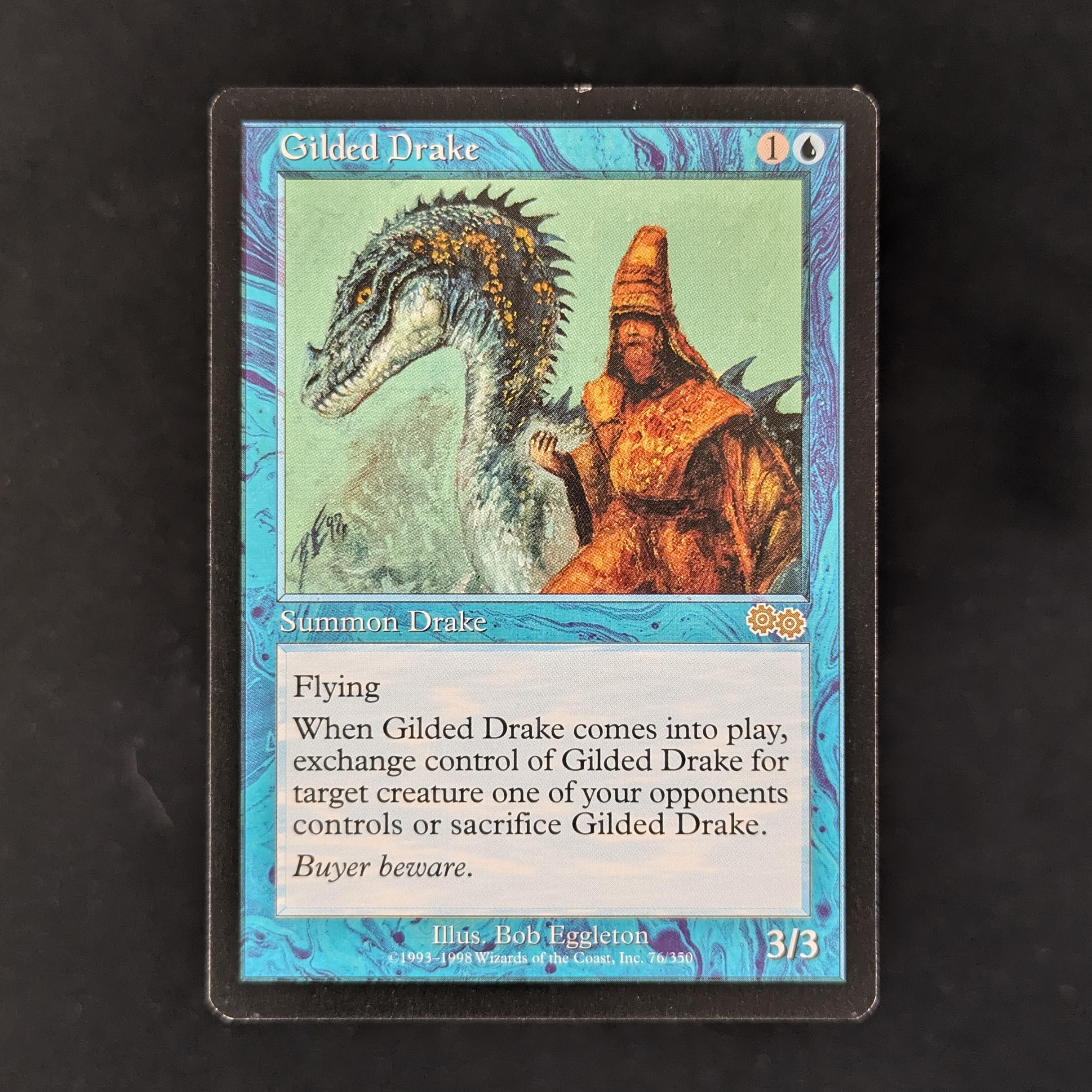 MTG Singles - Gilded Drake - Urza's Saga - English - GD - BENT - 31024
