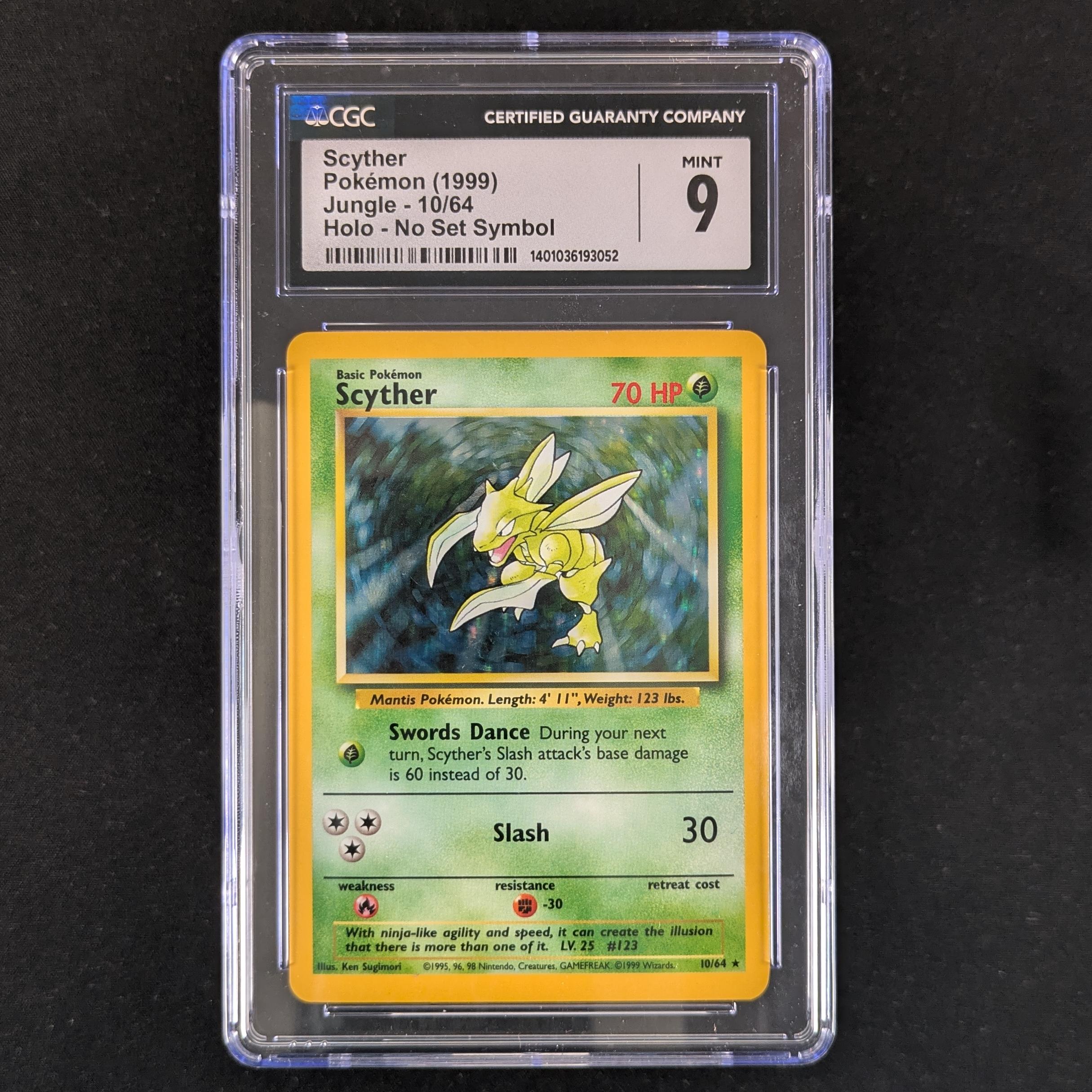 Scyther (JU 10) - Jungle - English - CGC 9 - NO SYMBOL