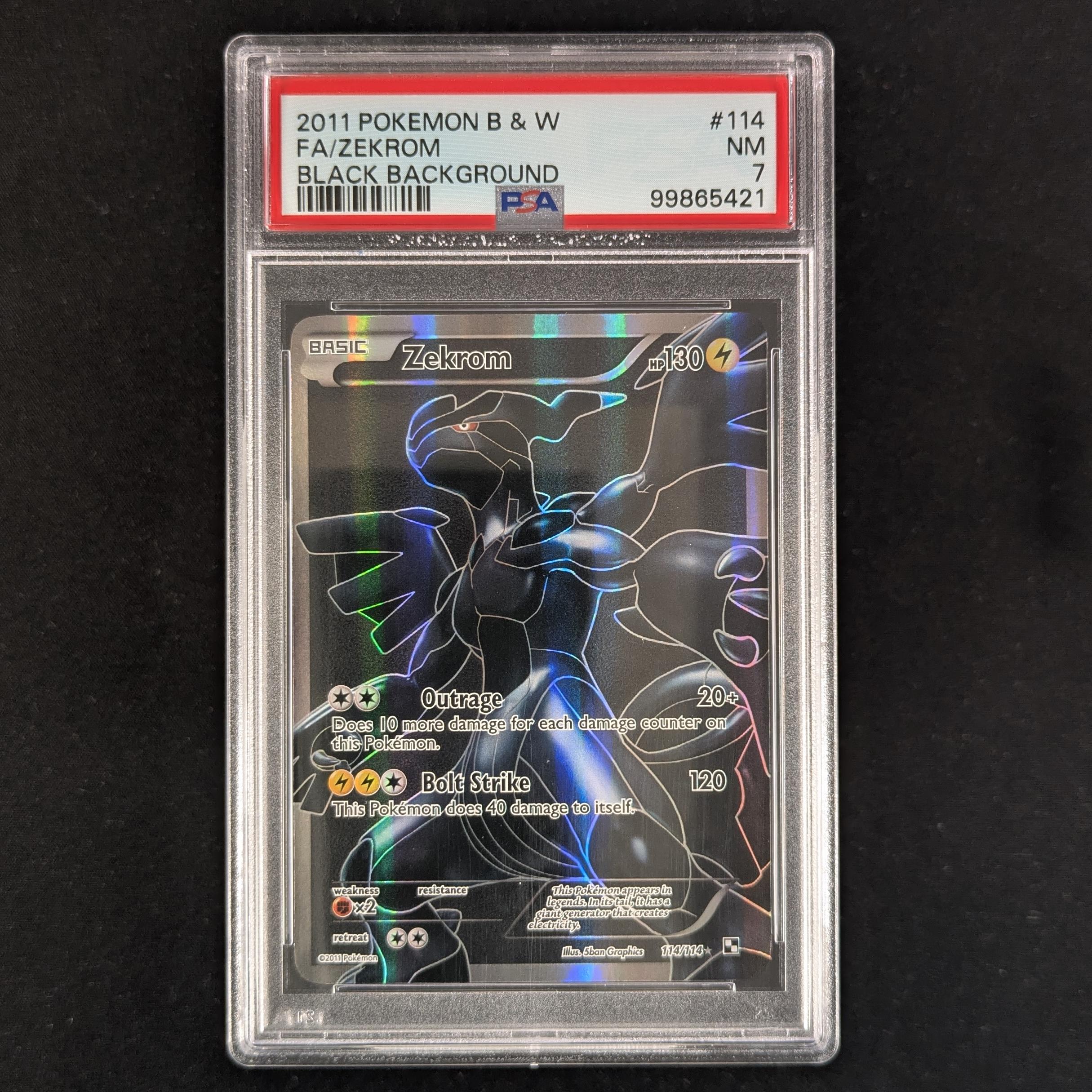 Zekrom (BLW 114) - Black & White - English - PSA 7