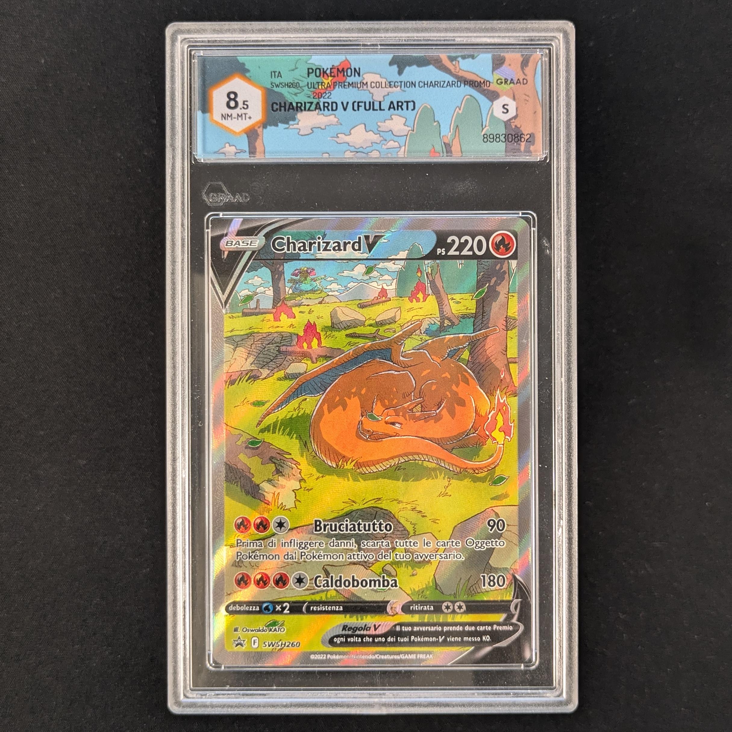 Charizard V (SWSH 260) - SWSH Black Star Promos - Italian - GRAAD 8.5