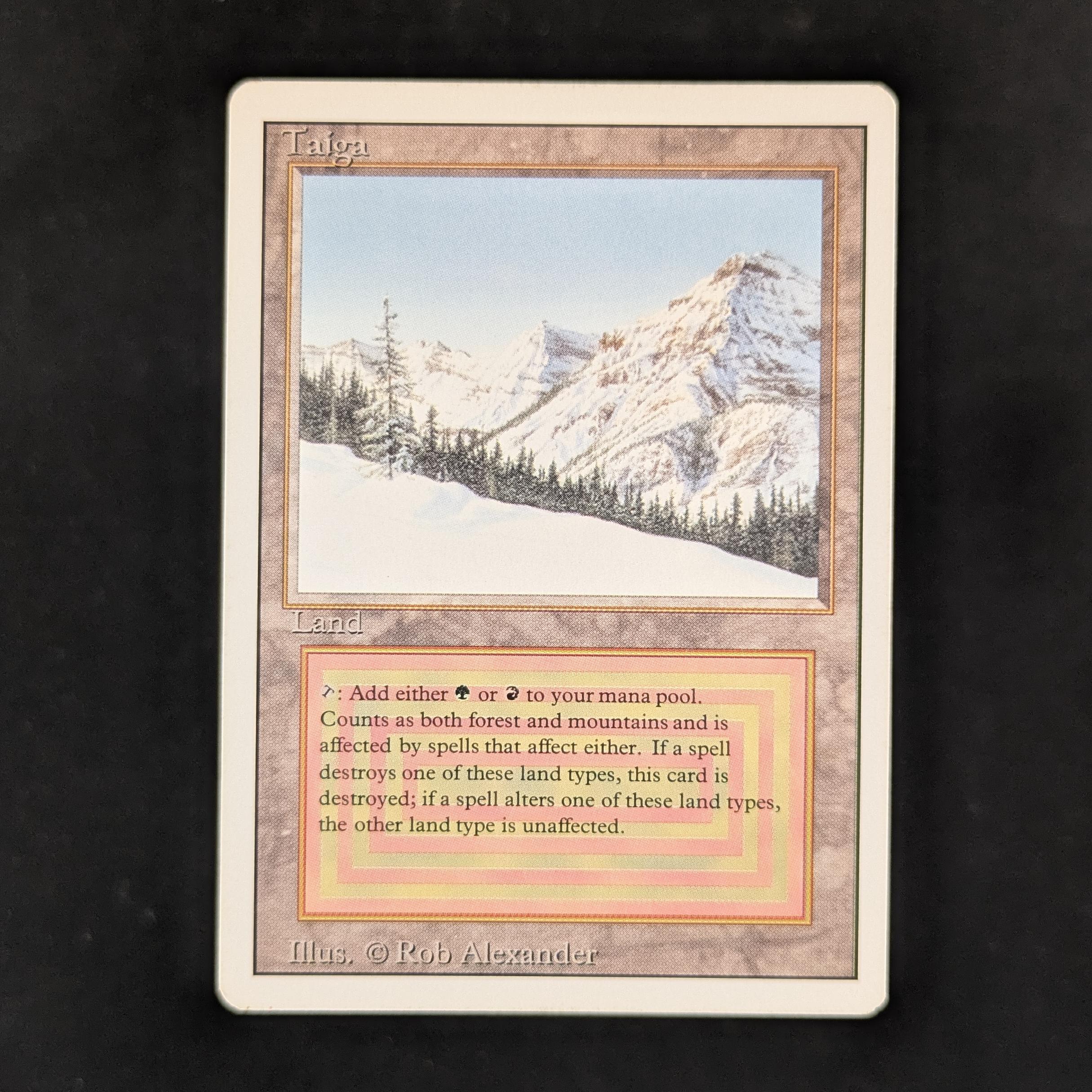 MTG Singles - Taiga - Revised -