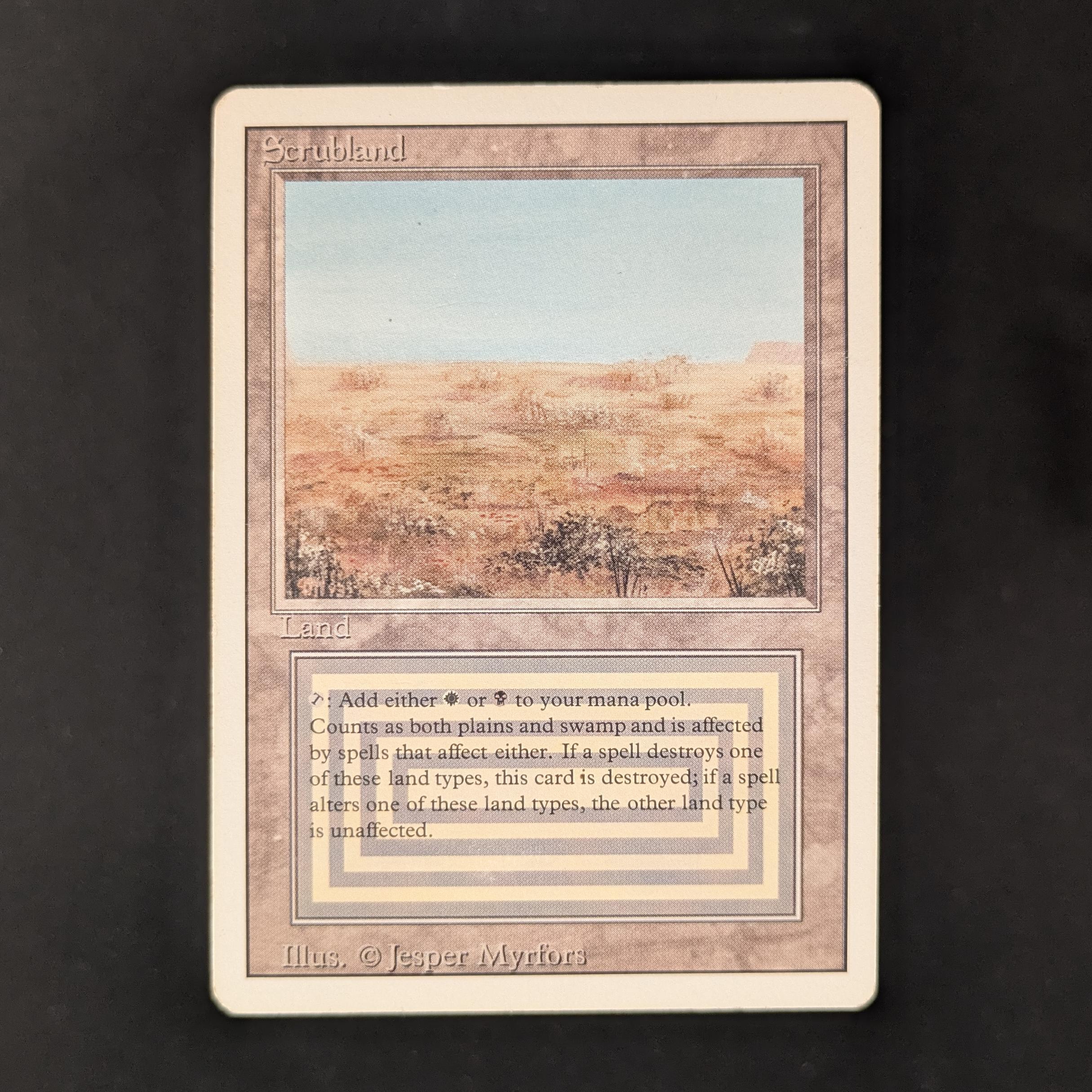 MTG Singles - Scrubland - Revised - PL - 31284