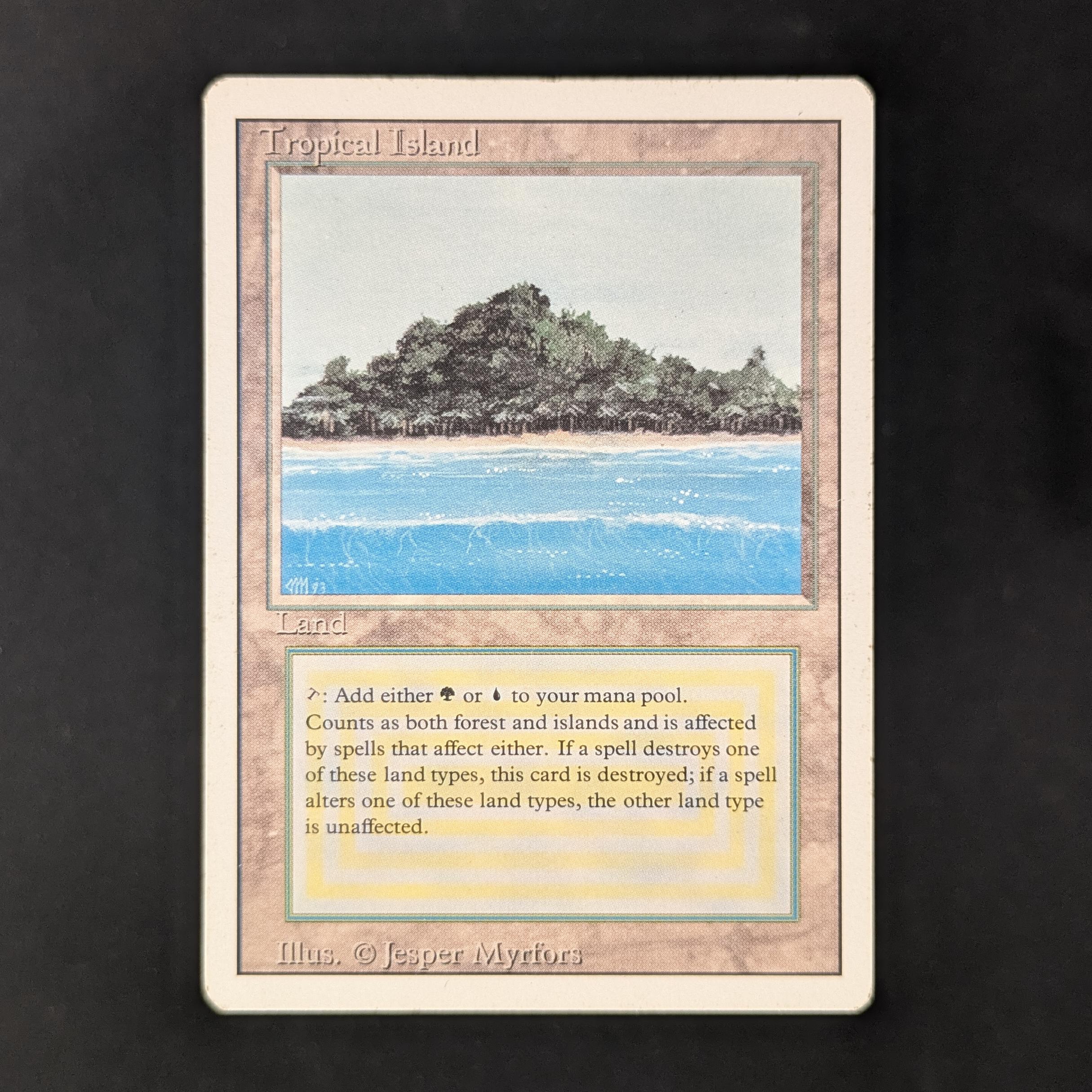 MTG Singles - Tropical Island - Revised - LP - 31292