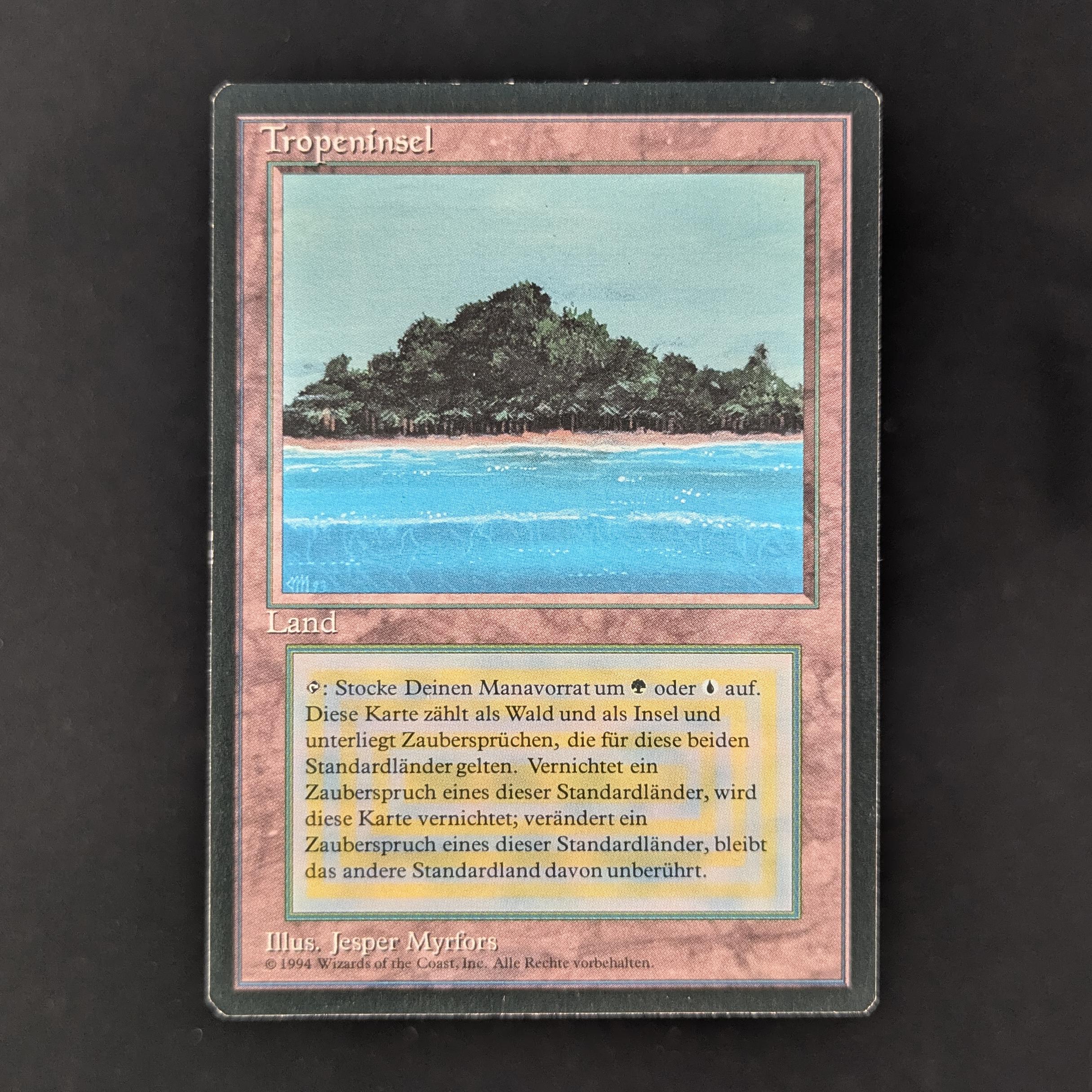 MTG Singles - Tropical Island - Foreign Black Bordered - German - EX - 31323