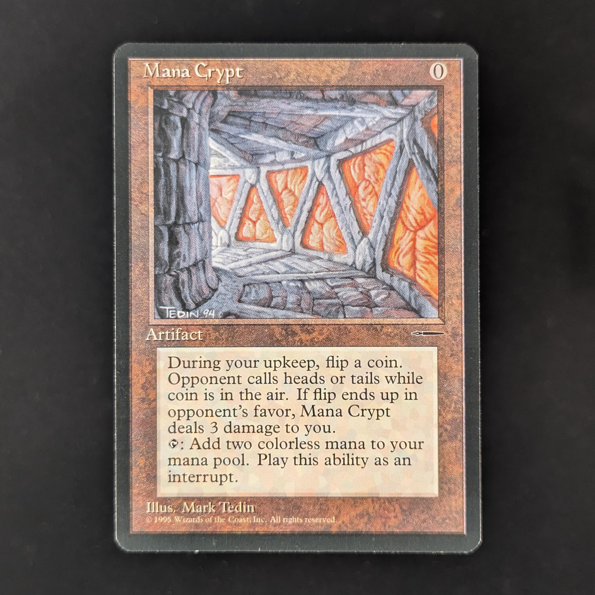 MTG Singles - Mana Crypt (Book Insert) - Harper Prism Promos - EX -