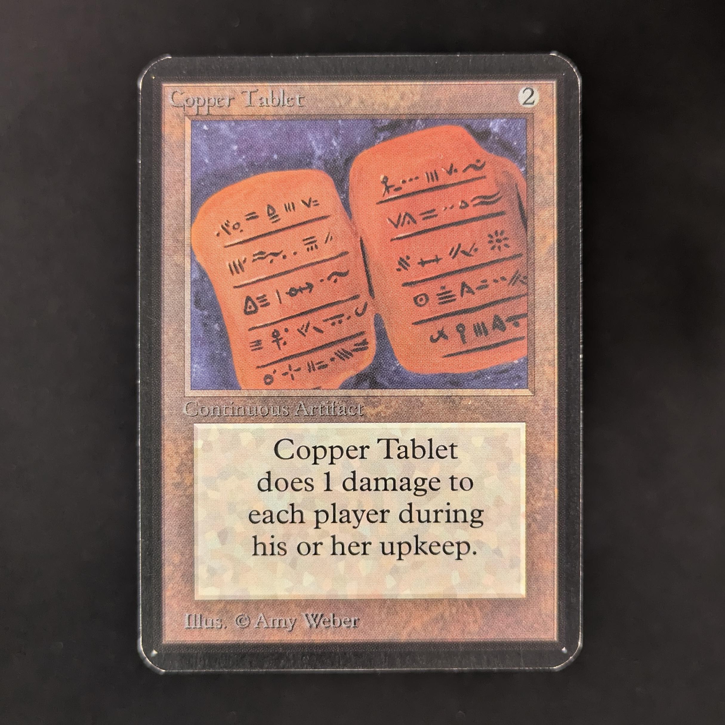 MTG Singles - Copper Tablet - Alpha - NM - 31397