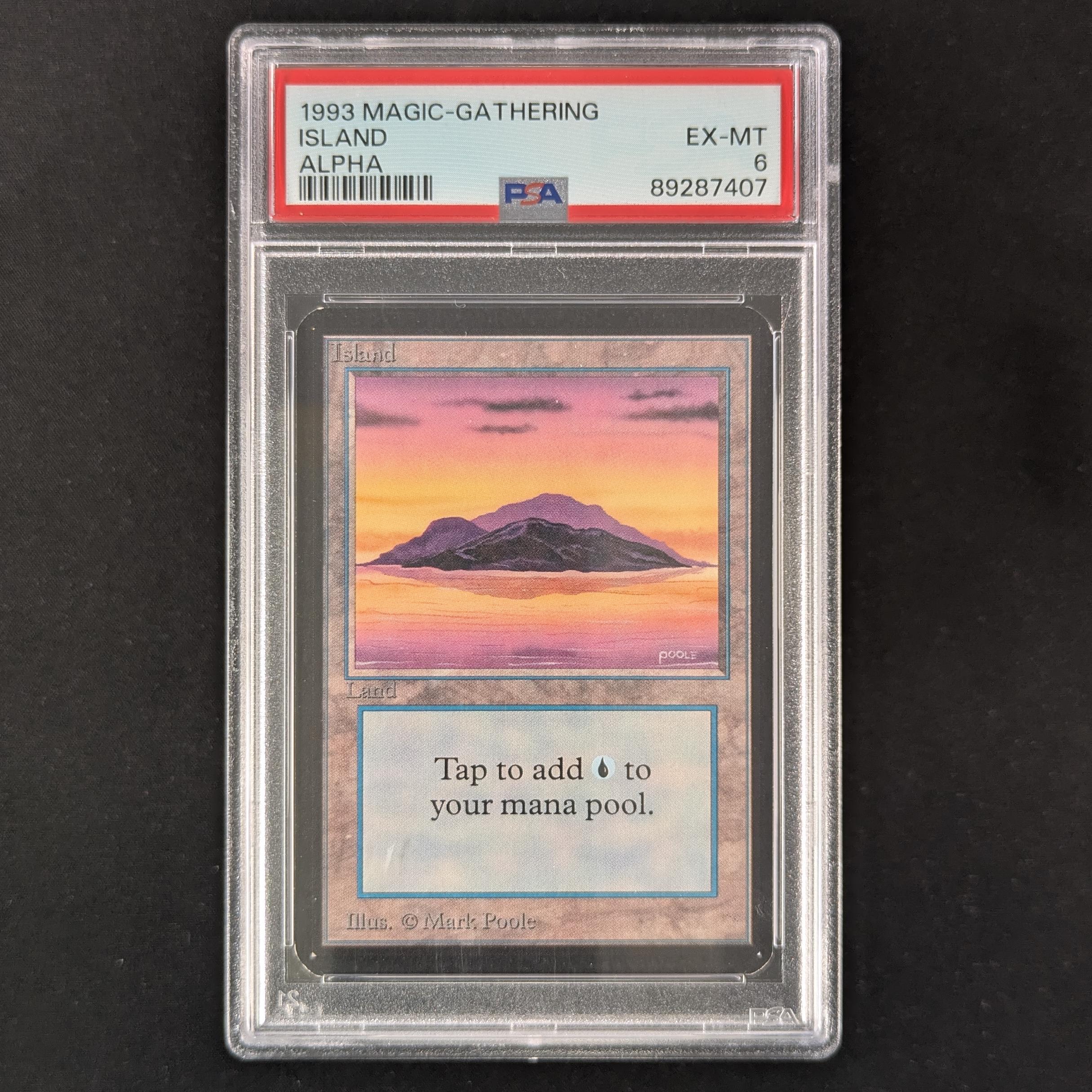 MTG Singles - Island (V.1) - Alpha - PSA 6 -