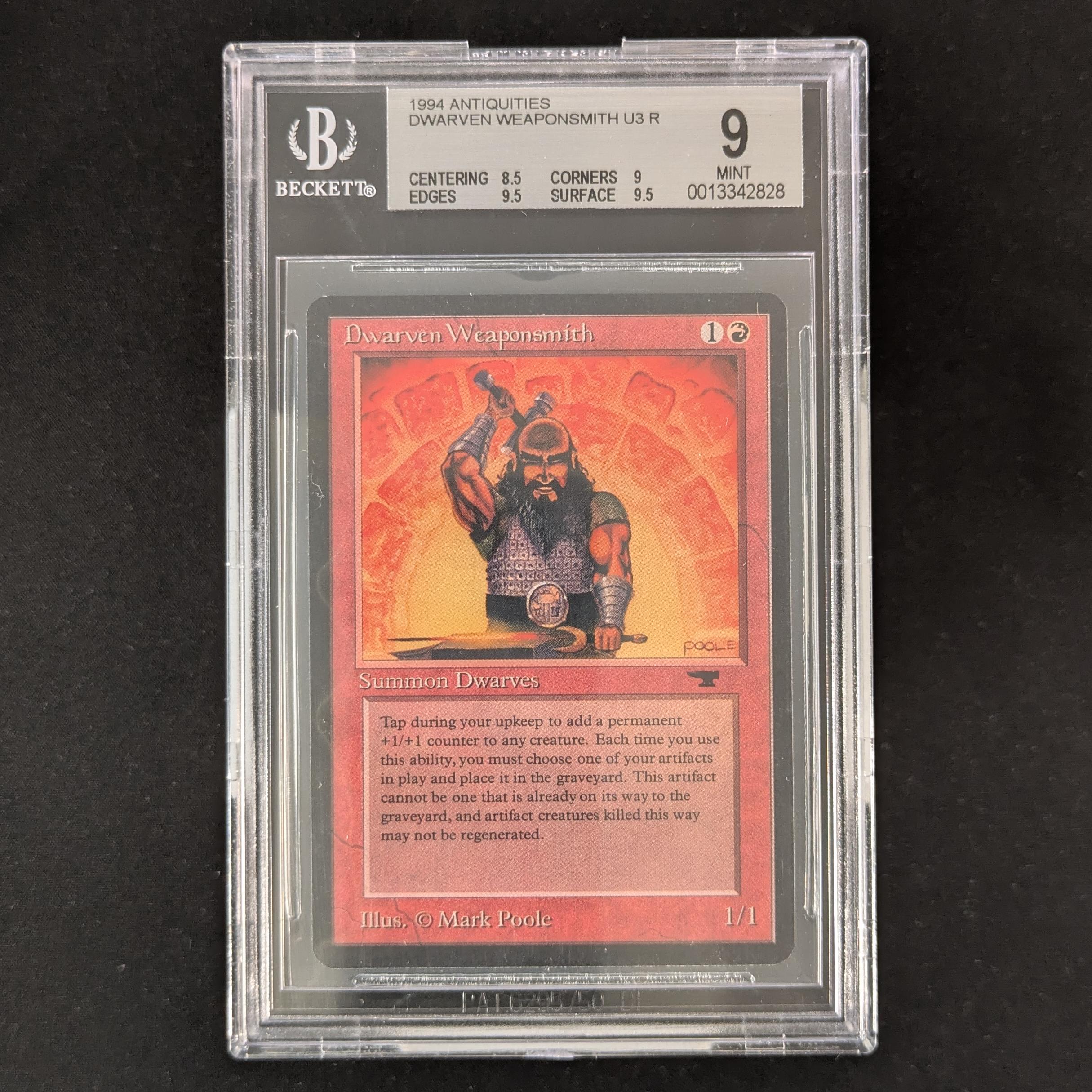 MTG Singles - Dwarven Weaponsmith - Antiquities - BGS 9 -
