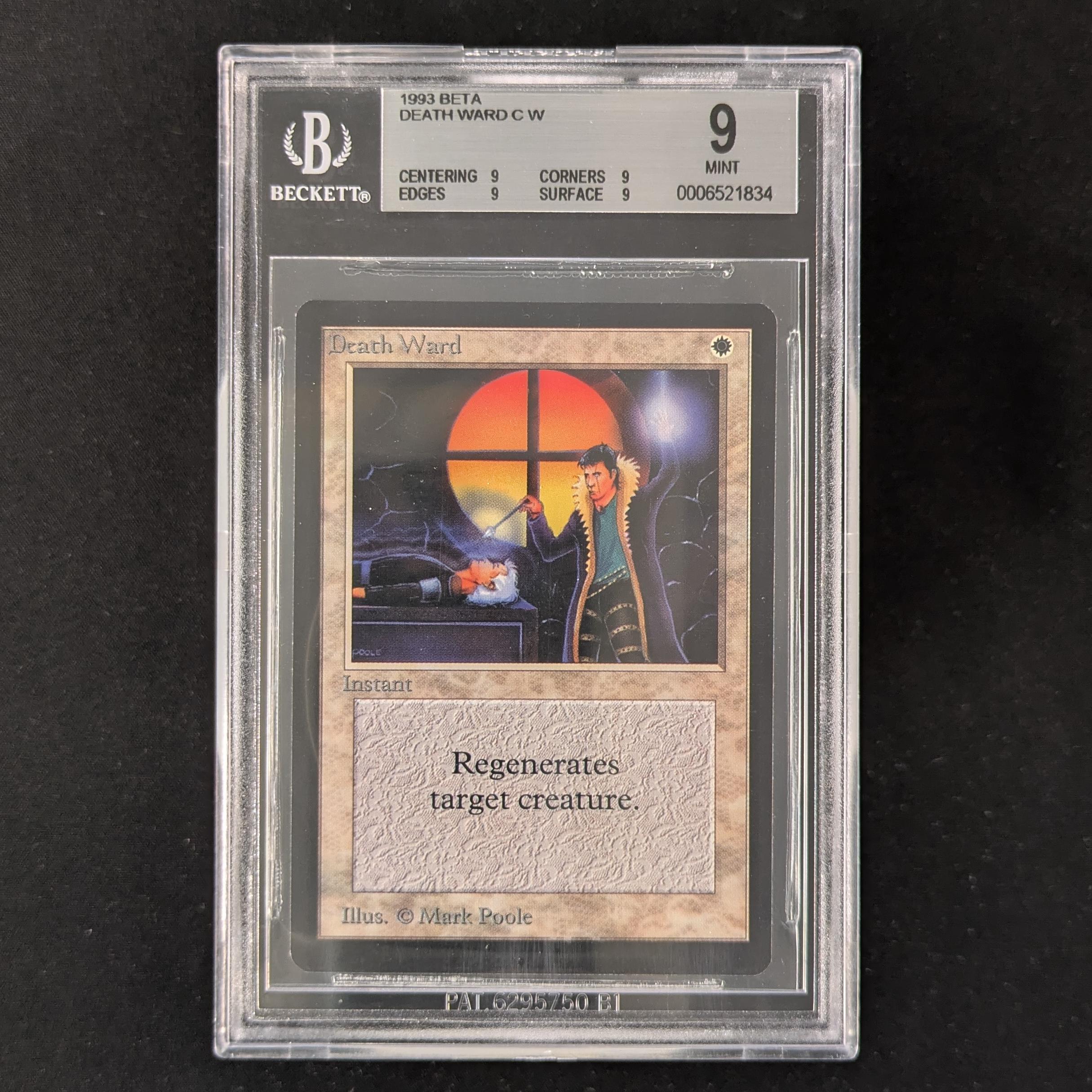 MTG Singles - Death Ward - Beta - BGS 9 -