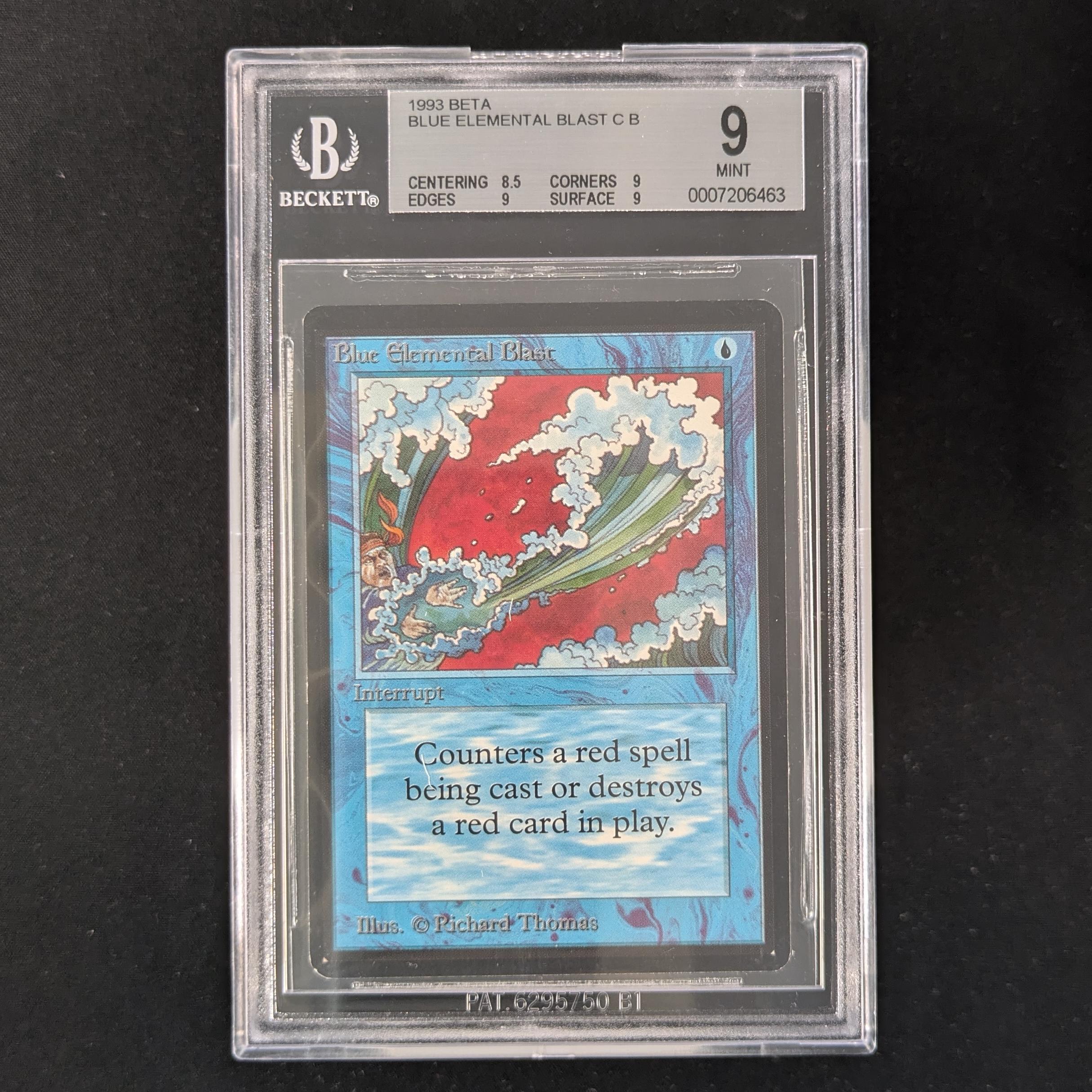 MTG Singles - Blue Elemental Blast - Beta - BGS 9 -