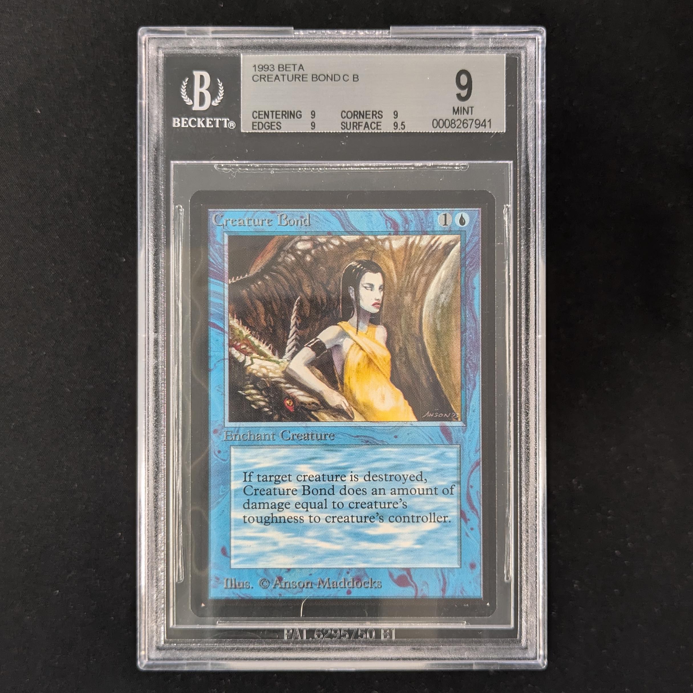 MTG Singles - Creature Bond - Beta - BGS 9 -