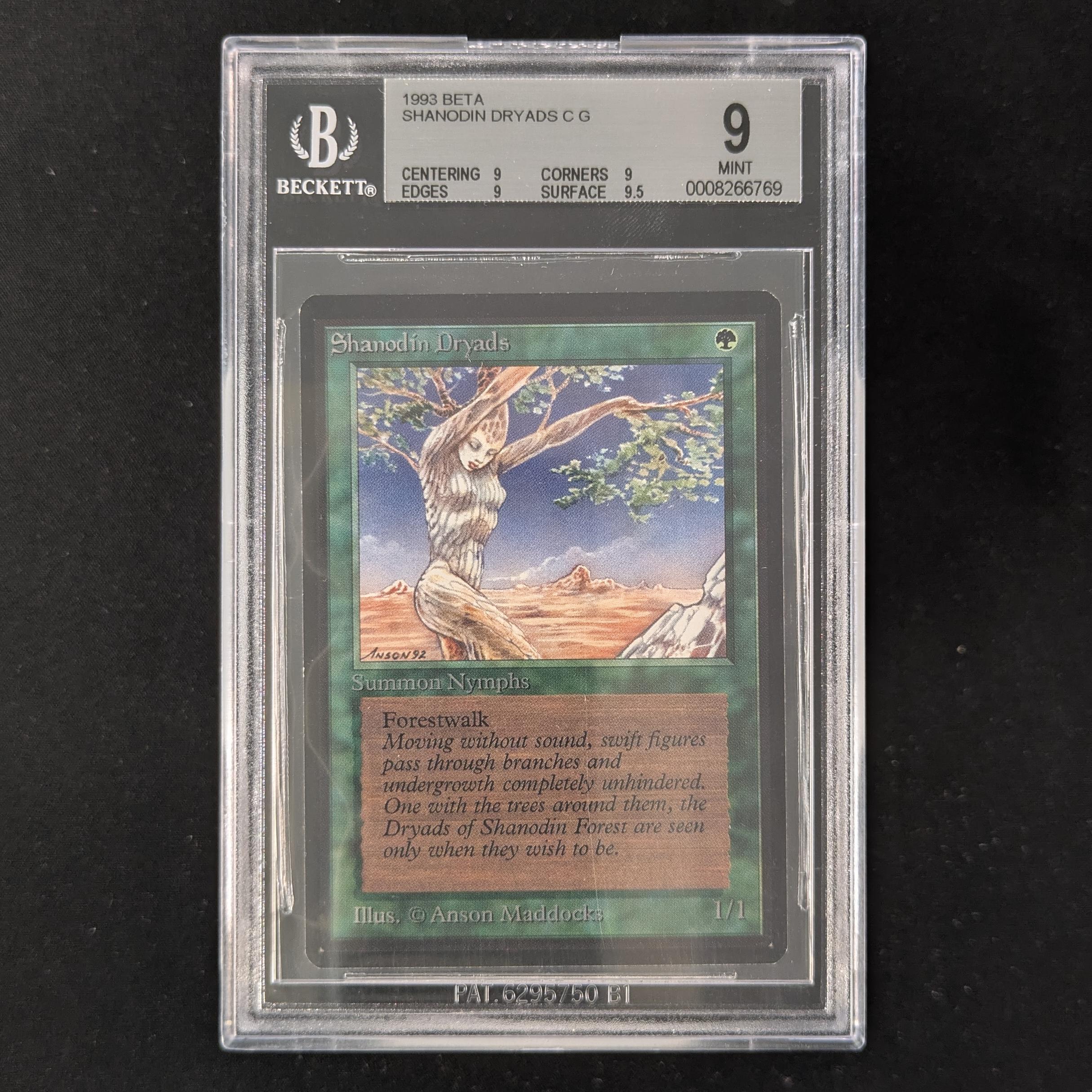 MTG Singles - Shanodin Dryads - Beta - BGS 9 -