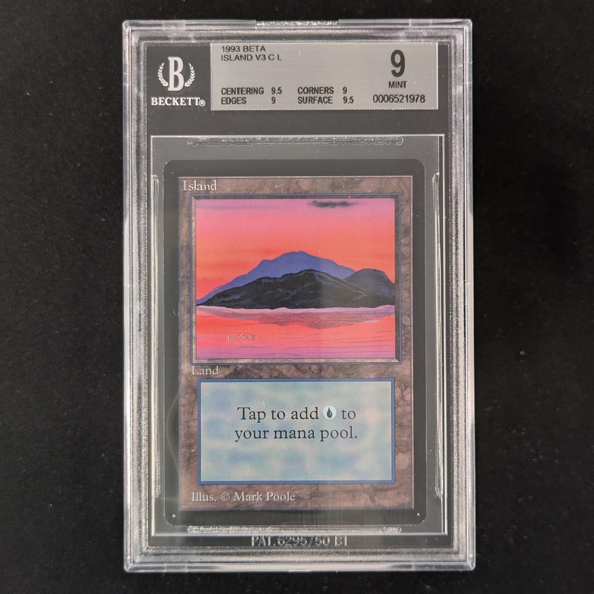 MTG Singles - Island (V.3) - Beta - BGS 9 -