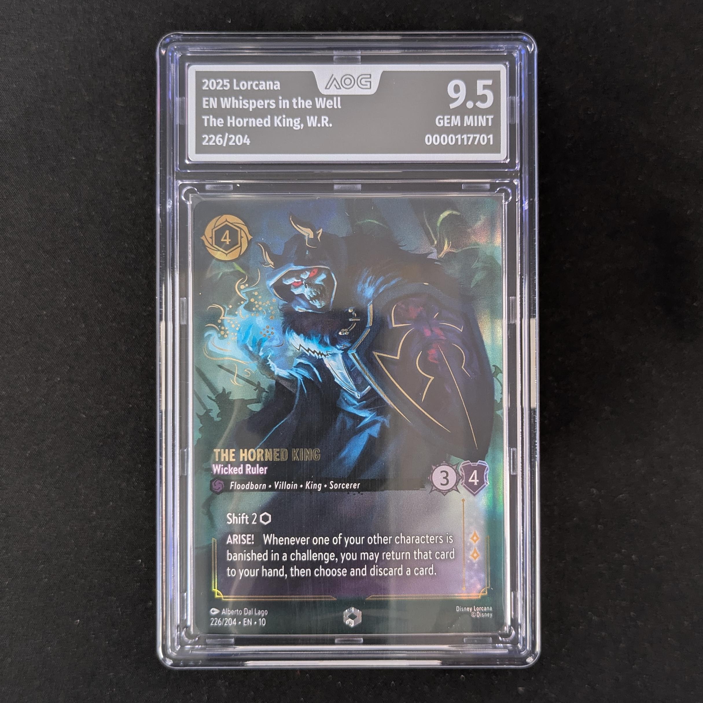 MTG Singles - The Horned King - Wicked Ruler (Enchanted) - Whispers in the Well - -