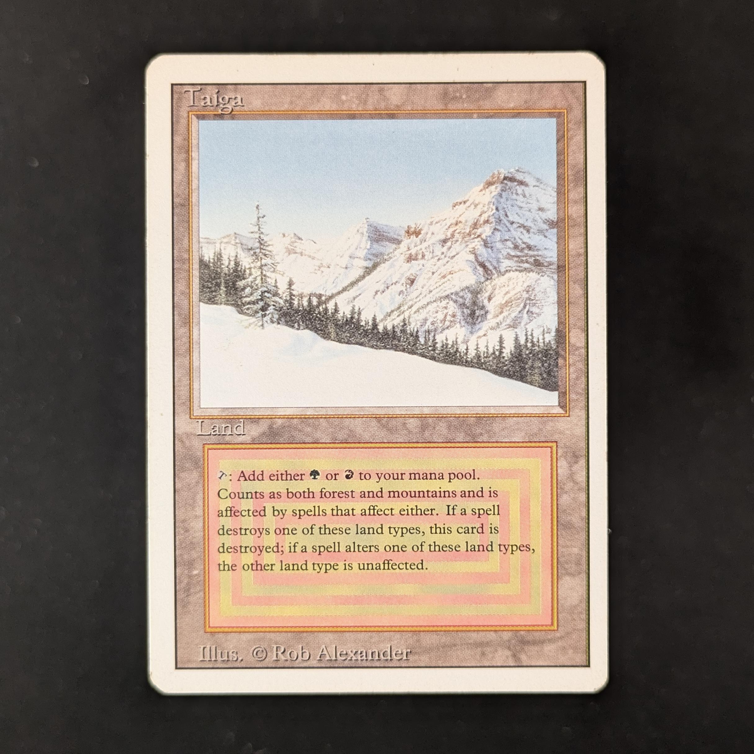 MTG Singles - Taiga - Revised - LP - 31722