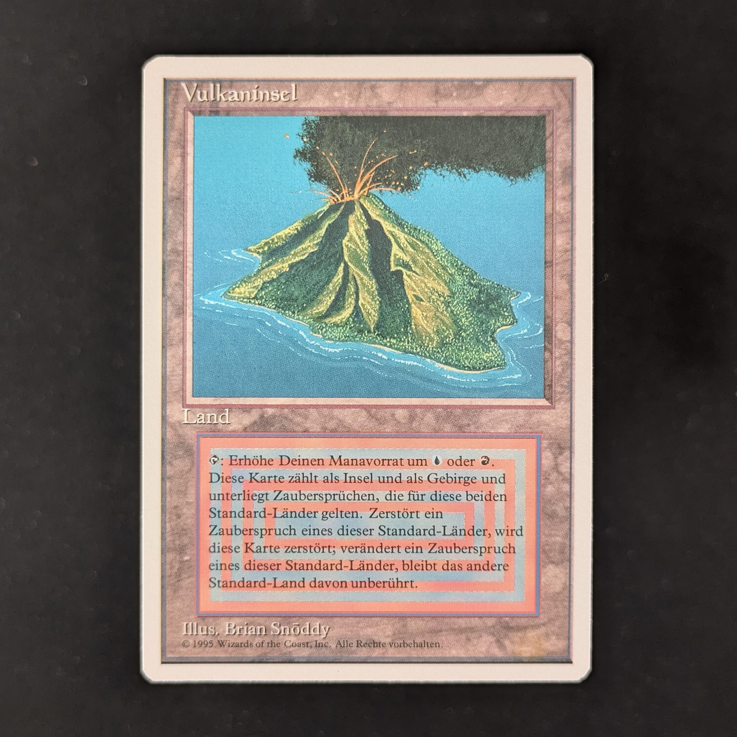 MTG Singles - Volcanic Island - Foreign White Bordered - German - NM - 31768