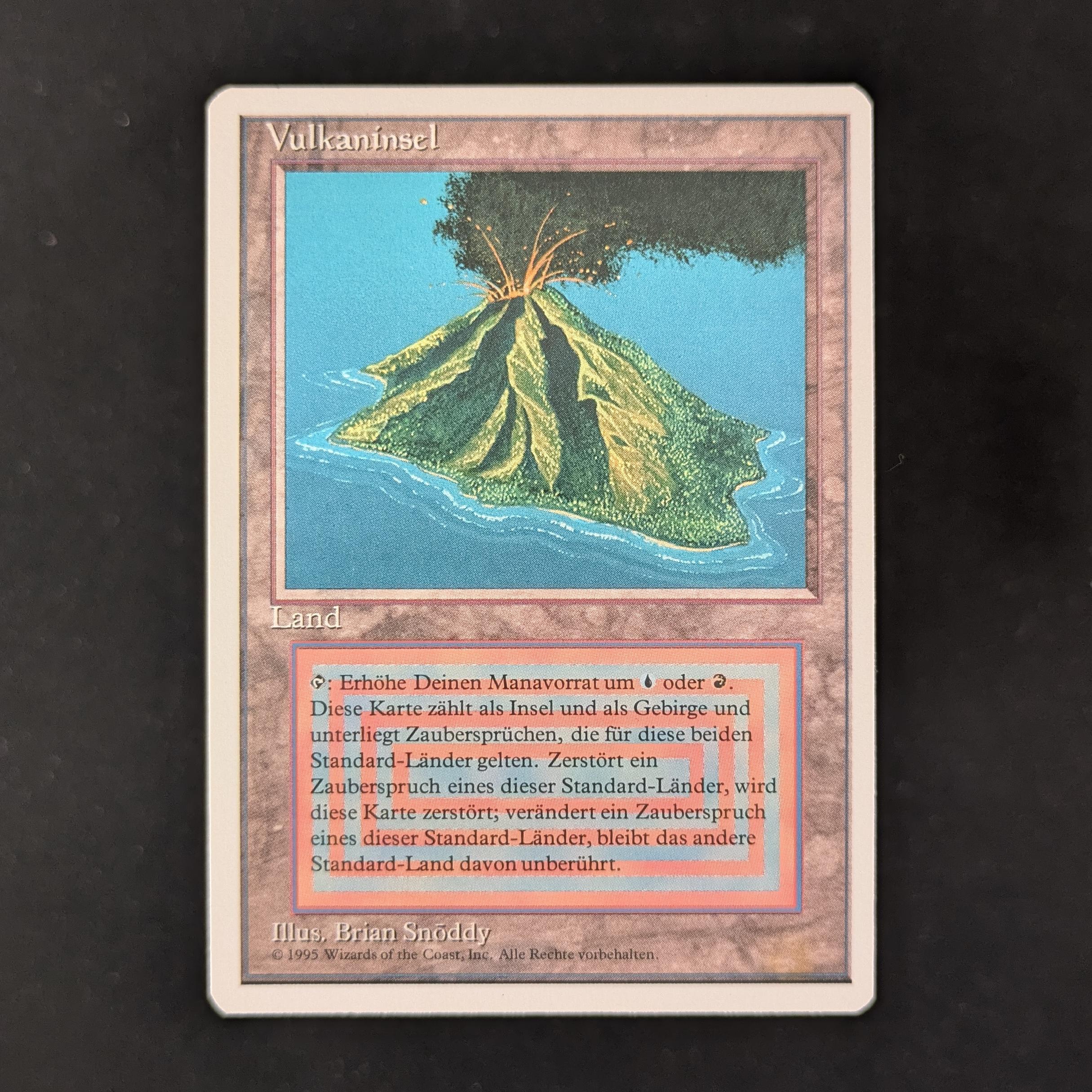MTG Singles - Volcanic Island - Foreign White Bordered - German - NM - 31770