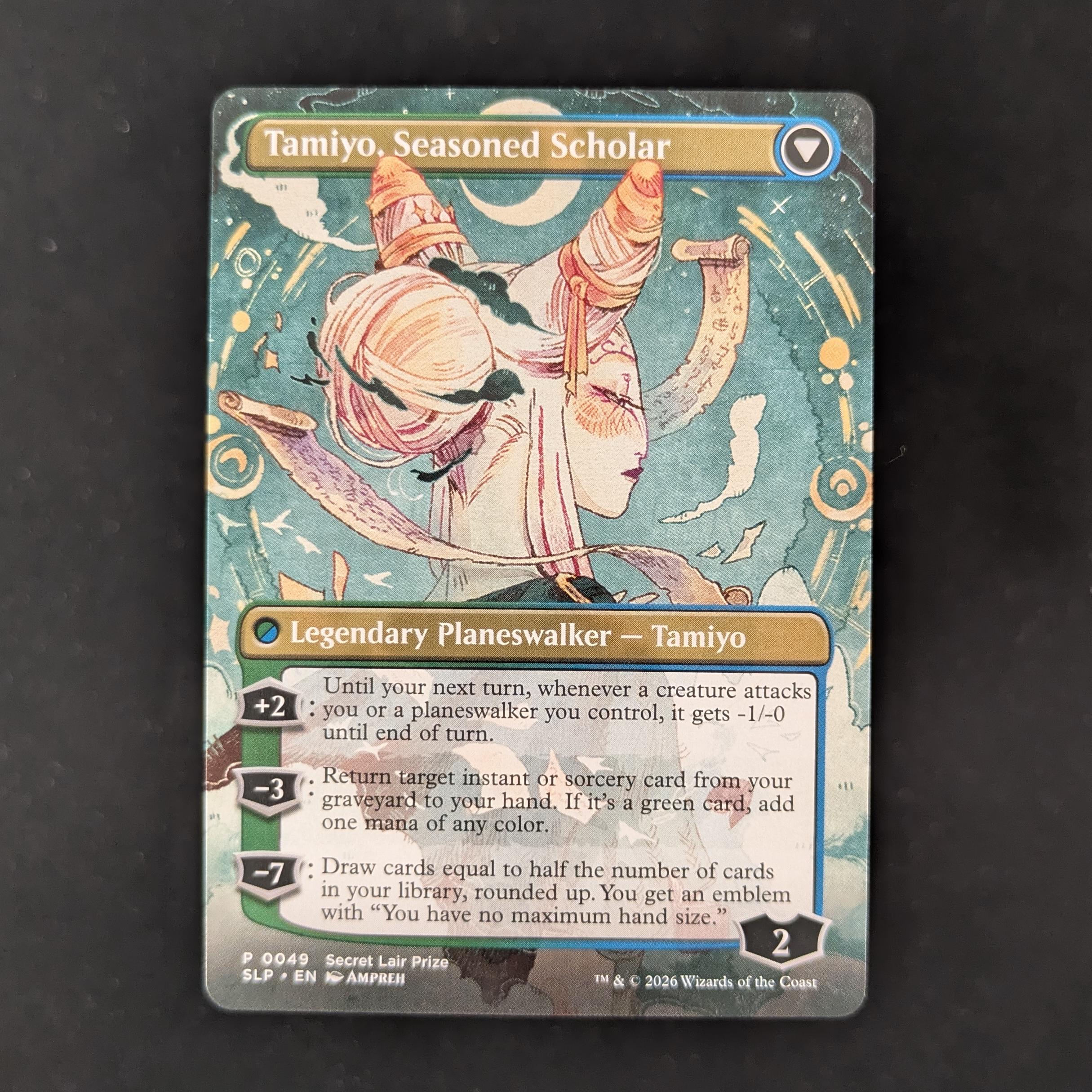 MTG Singles - Tamiyo, Inquisitive Student // Tamiyo, Seasoned Scholar - DCI Promos - NM -
