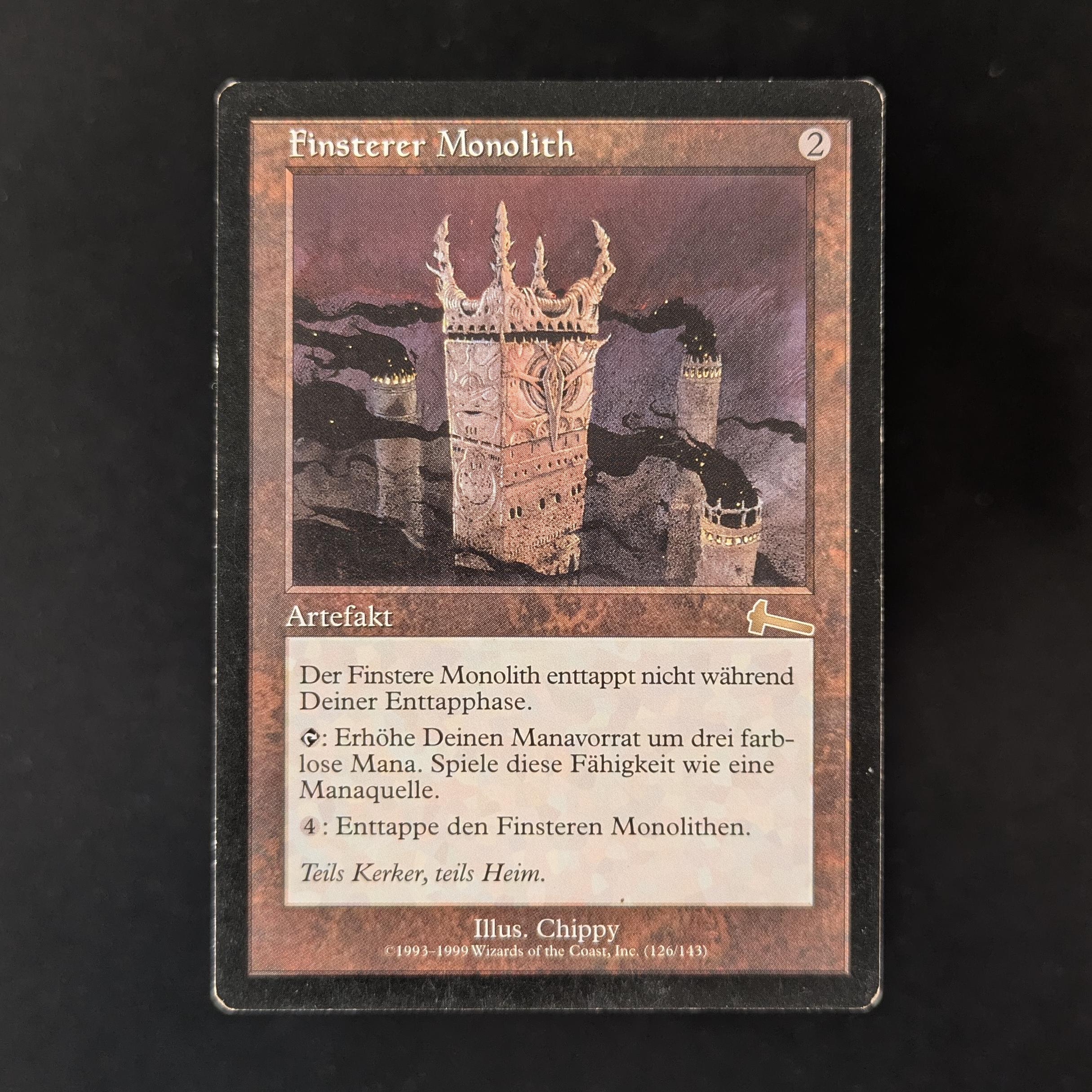 MTG Singles - Grim Monolith - Urza's Legacy - German - GD - 31806