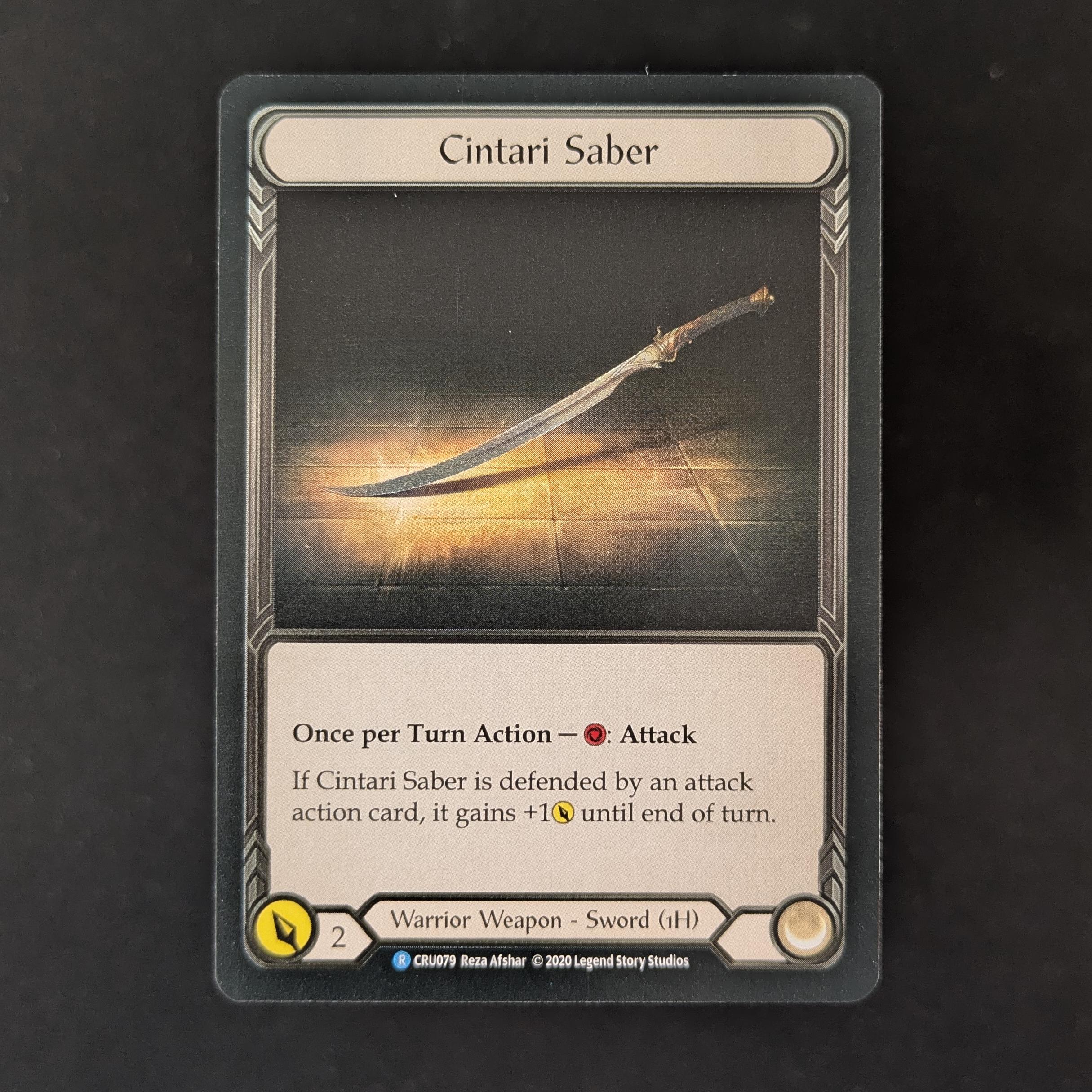 MTG Singles - Cintari Saber (Cold Foil) - Crucible of War - First - NM -
