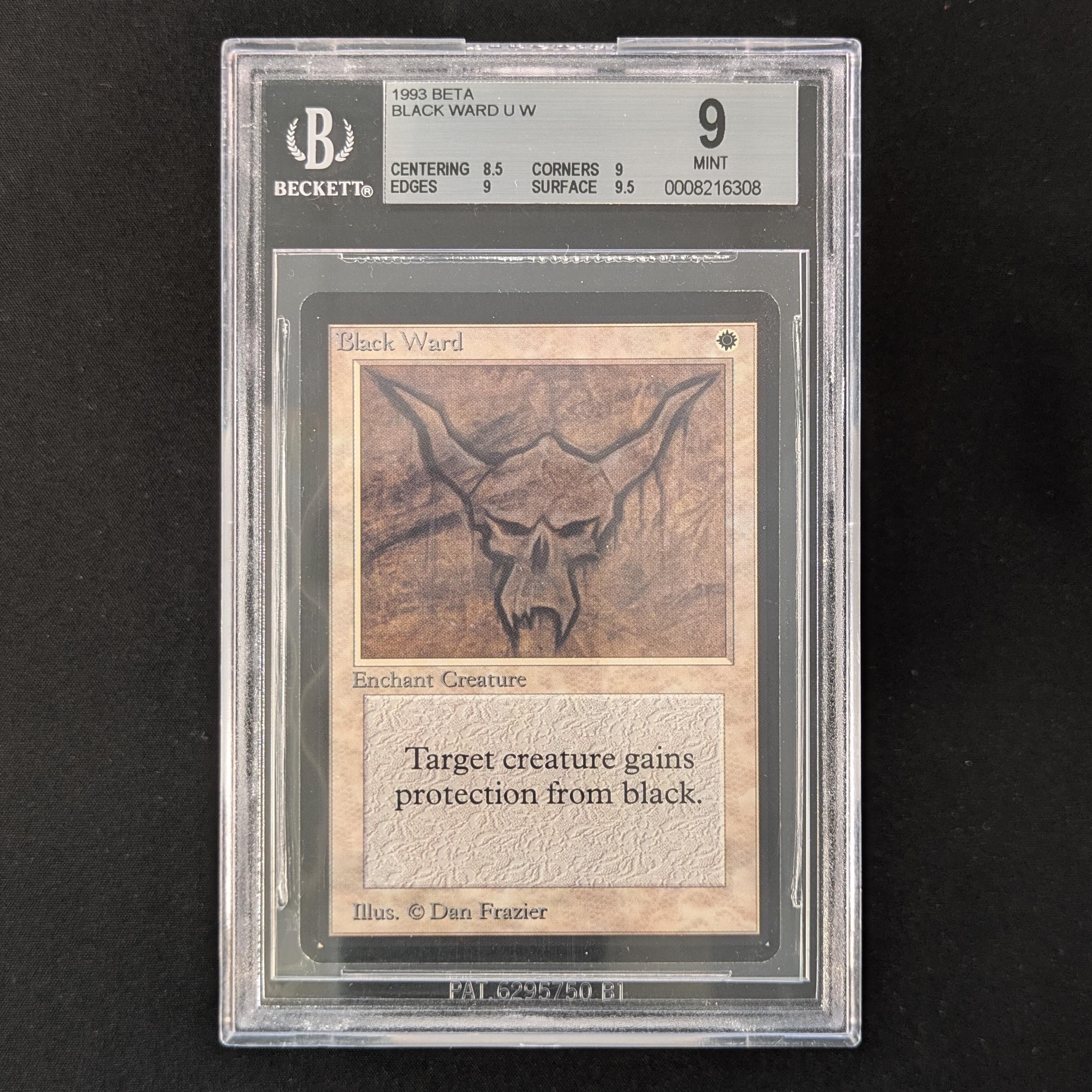 MTG Singles - Black Ward - Beta - BGS 9 -