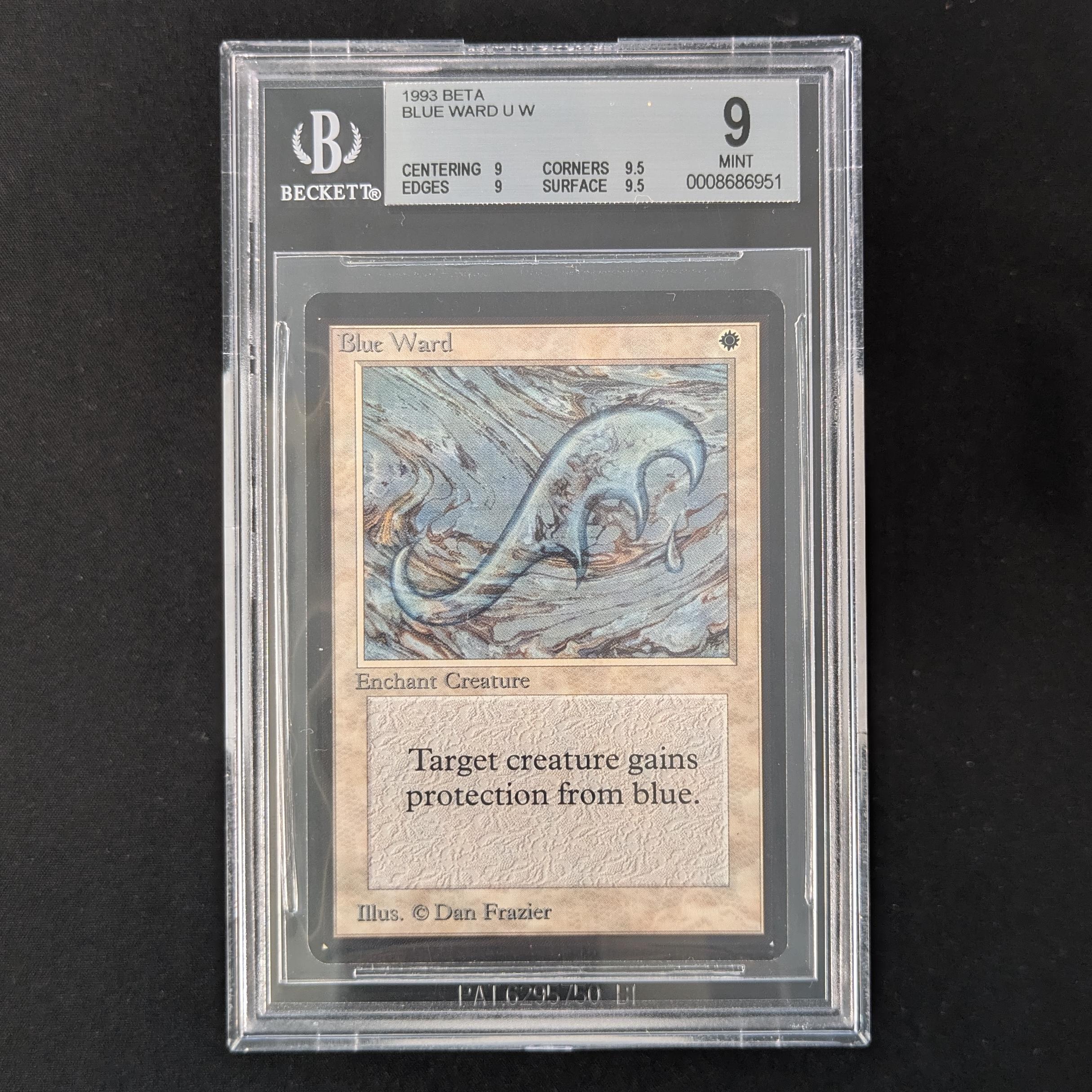 MTG Singles - Blue Ward - Beta - BGS 9 -