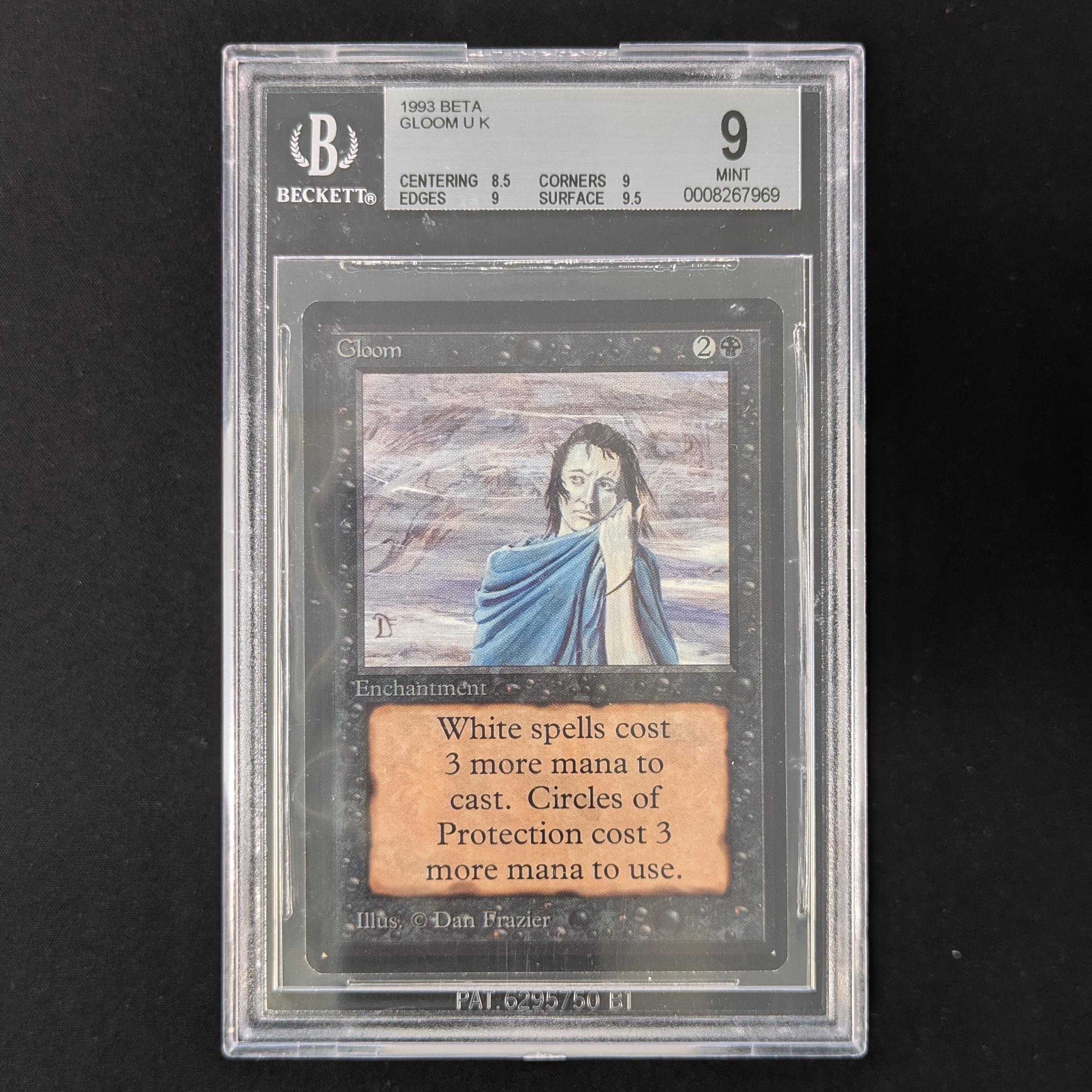 MTG Singles - Gloom - Beta - BGS 9 -