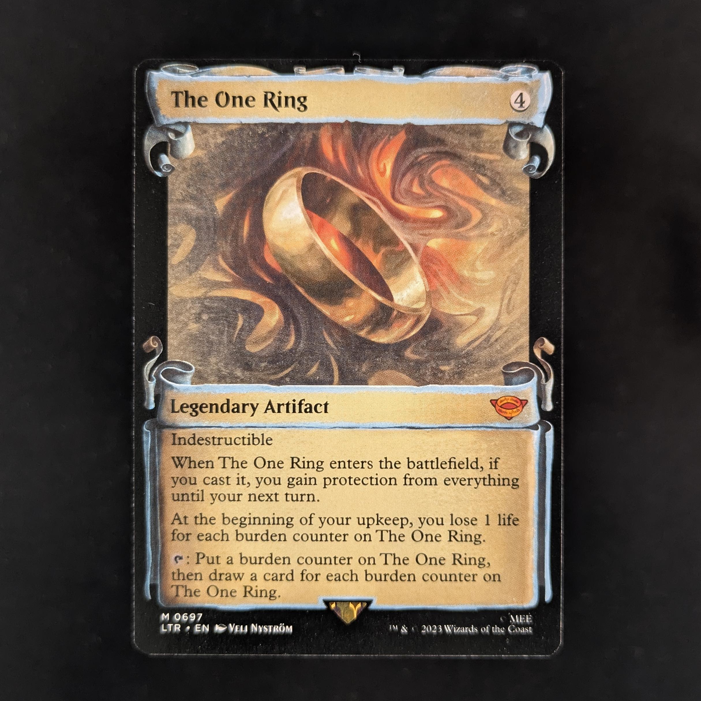 MTG Singles - The One Ring - The Lord of the Rings: Tales of Middle-earth Holiday Release - NM -