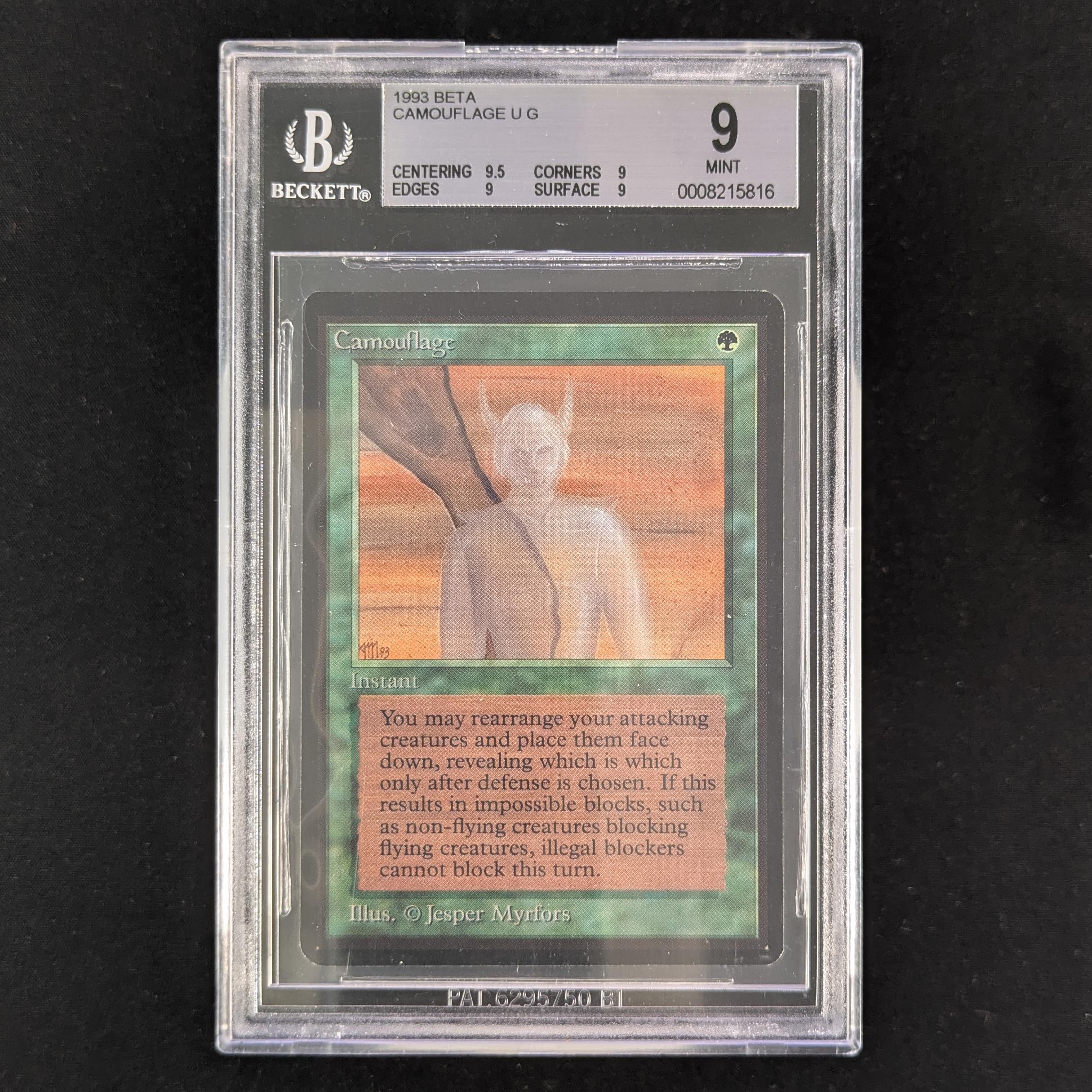 MTG Singles - Camouflage - Beta - BGS 9 -